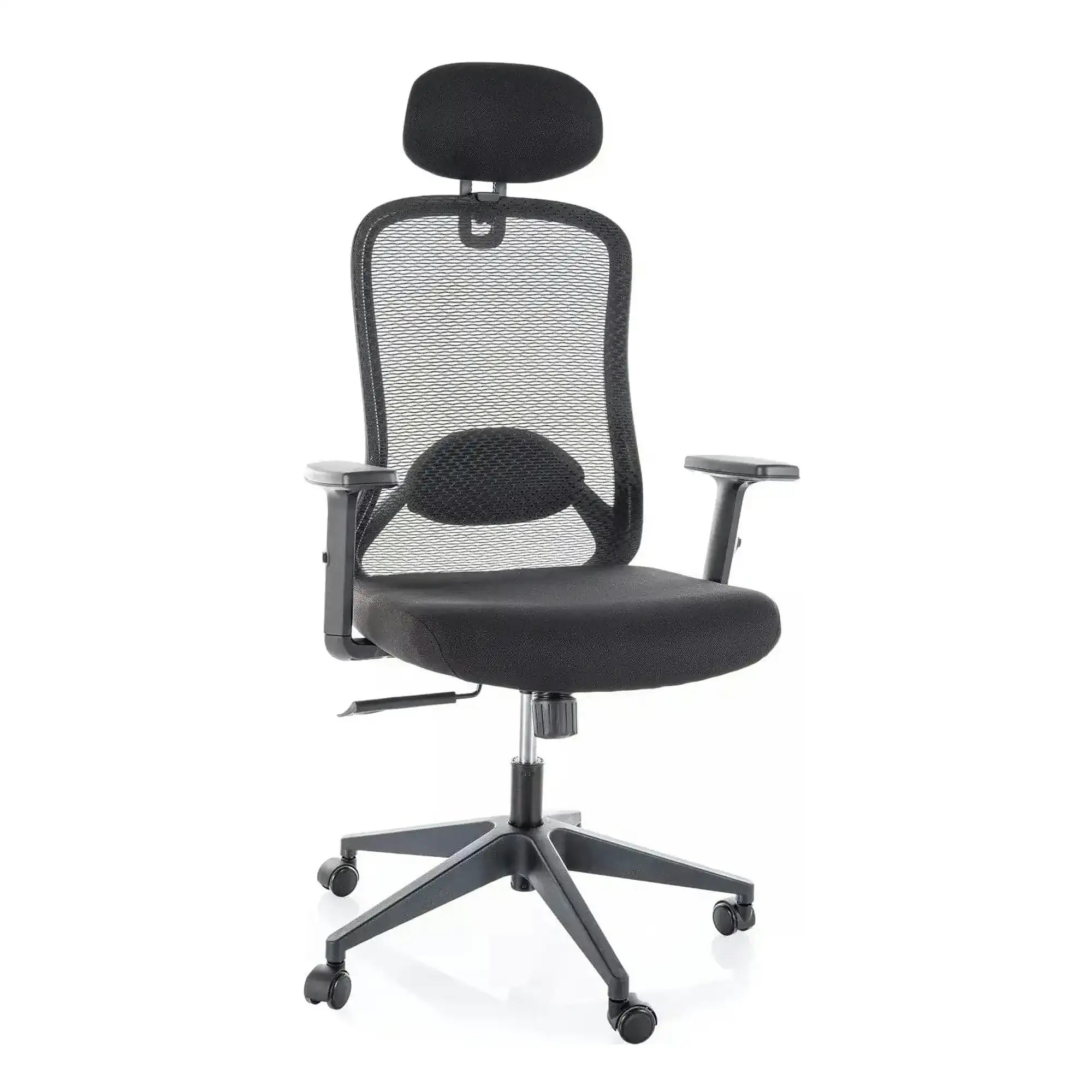 Scaun de birou Q-050, negru, 68x52x116/126 cm