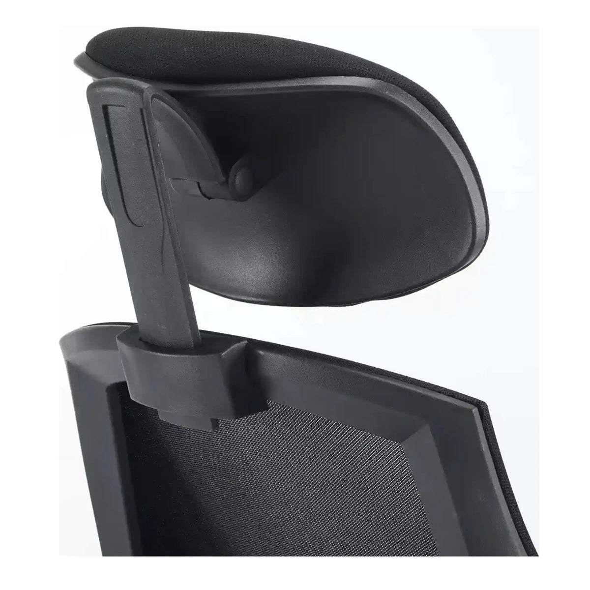 Scaun de birou Q-406 M, negru, stofa clasica/plasa, 67x52x102/110 cm