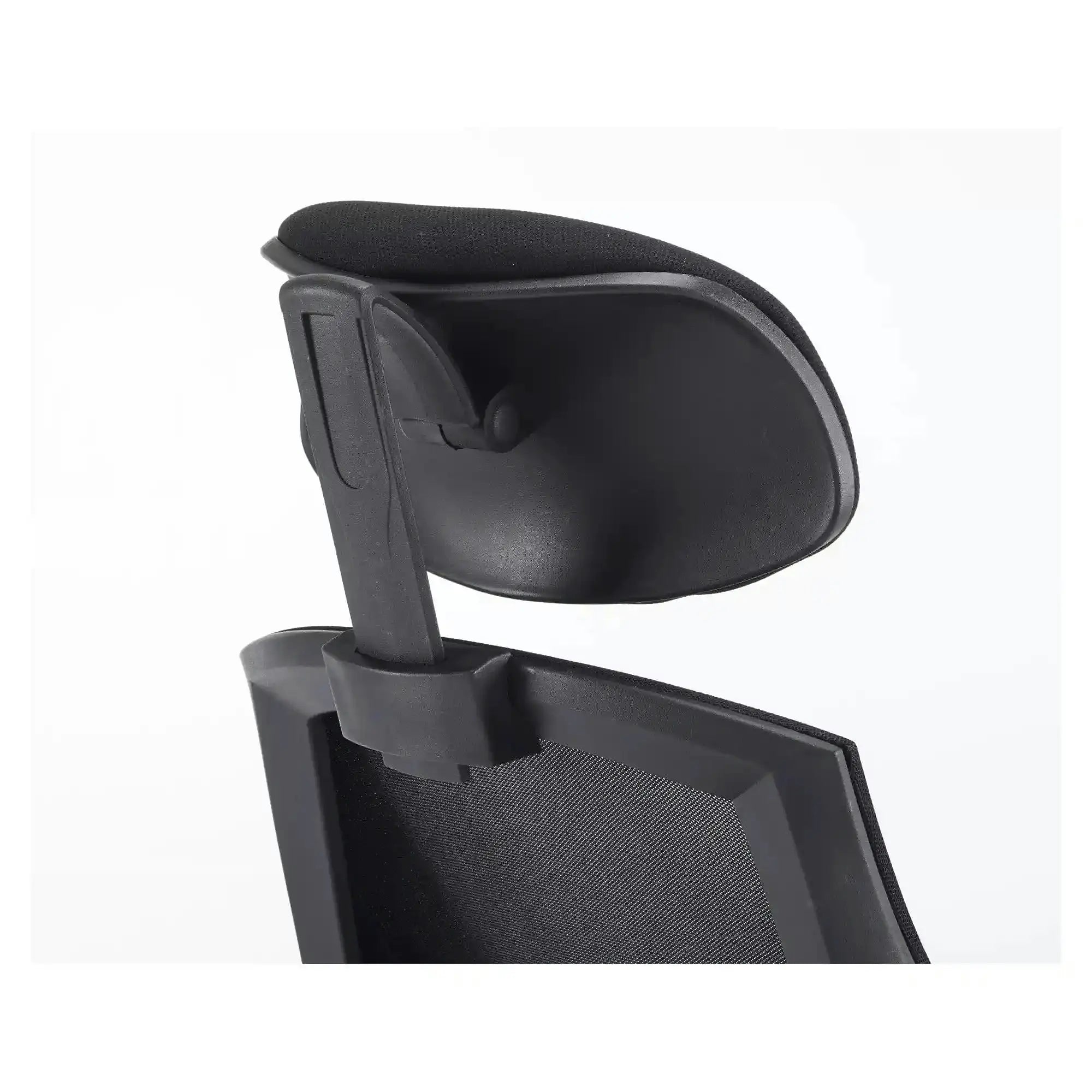 Scaun de birou Q-406 M, negru, stofa clasica/plasa, 67x52x102/110 cm