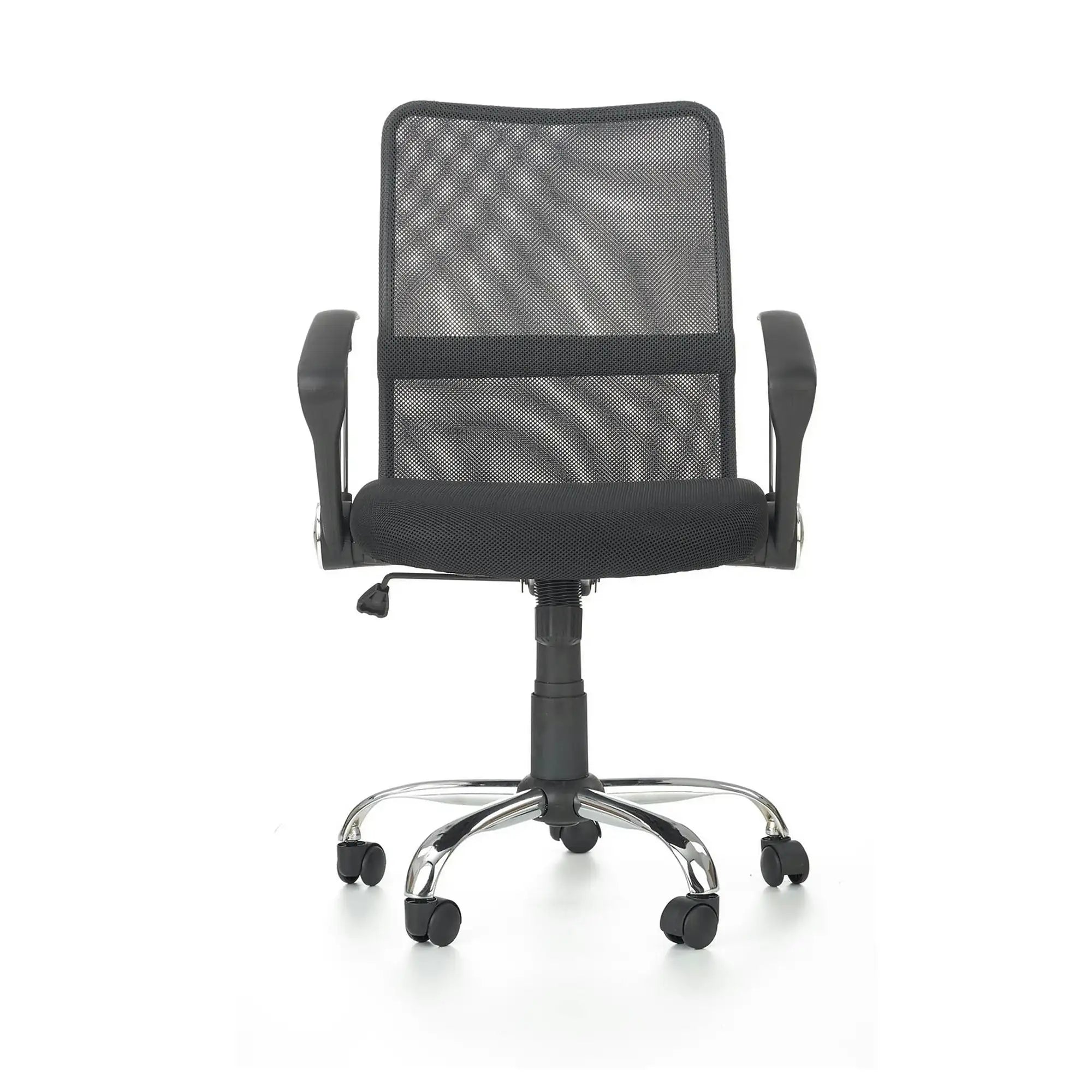 Scaun de birou TONY, negru, stofa/plasa, 58x56x92/102 cm