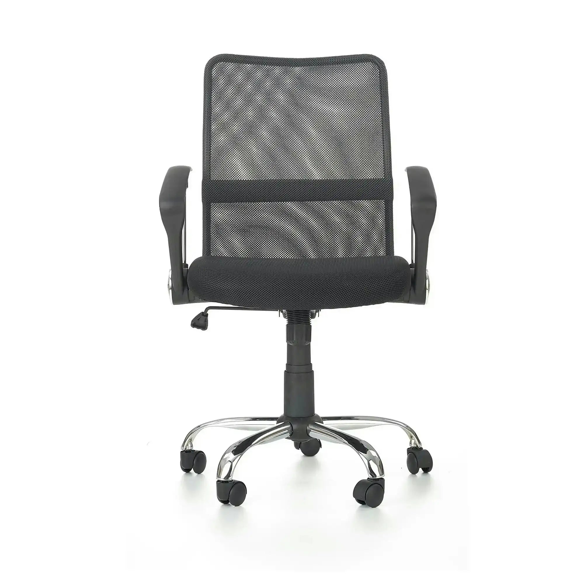 Scaun de birou TONY, negru, stofa/plasa, 58x56x92/102 cm