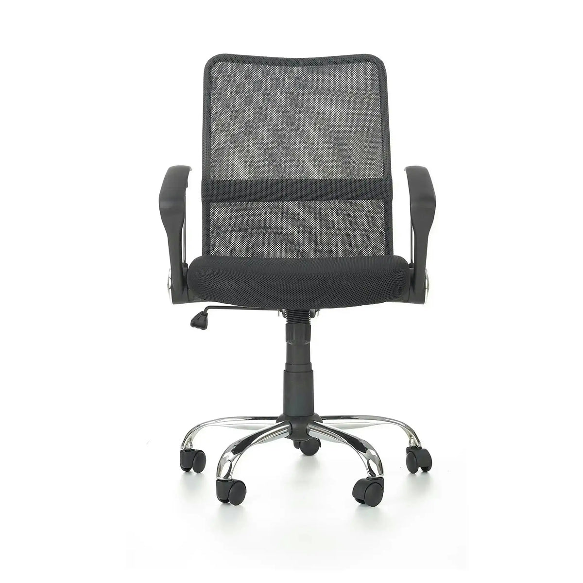 Scaun de birou TONY, negru, stofa/plasa, 58x56x92/102 cm