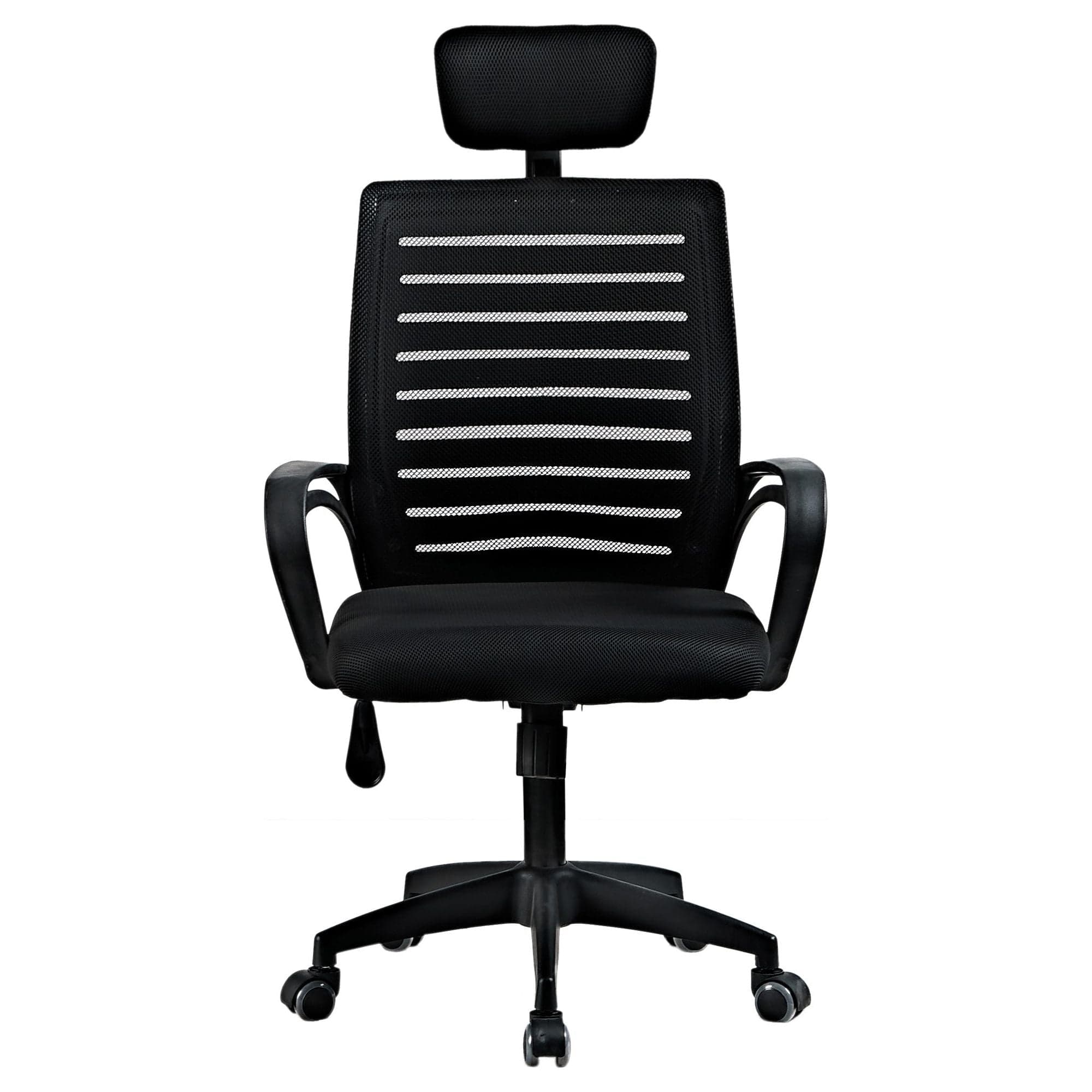 Scaun de birou TORES, negru, plasa/plastic, 60x60x112/122 cm