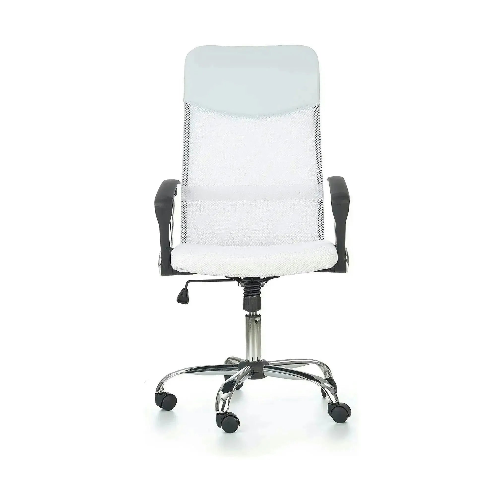 Scaun de birou VIRE, alb, stofa mesh, 61x63x110/120 cm