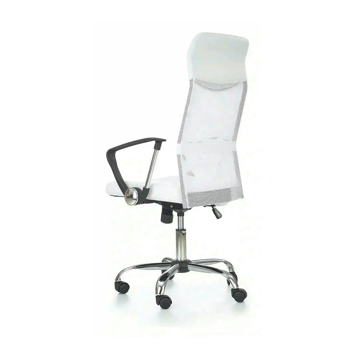 Scaun de birou VIRE, alb, stofa mesh, 61x63x110/120 cm