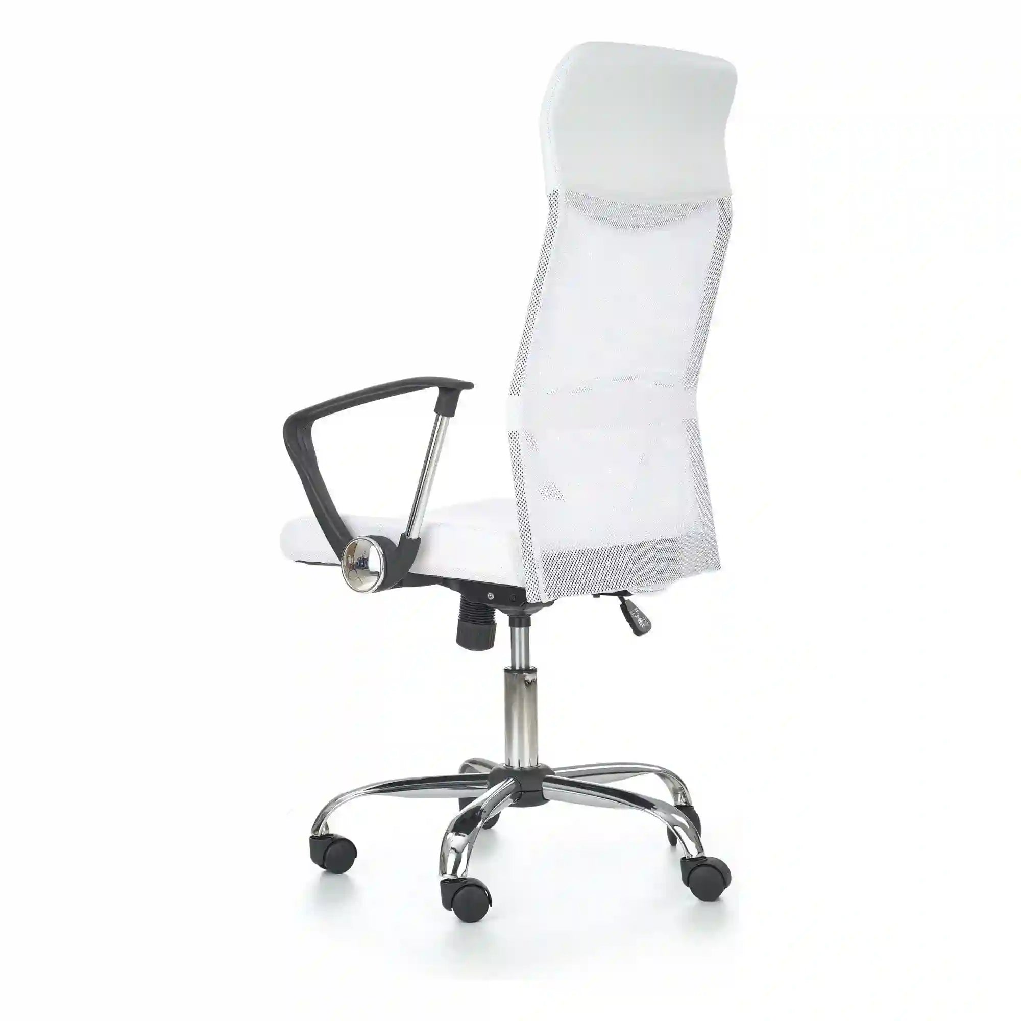 Scaun de birou VIRE, alb, stofa mesh, 61x63x110/120 cm