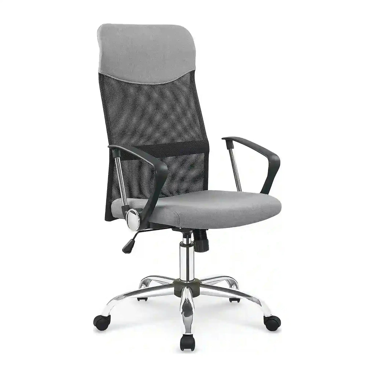 Scaun de birou VIRE II, gri, stofa mesh, 61x63x110/120 cm