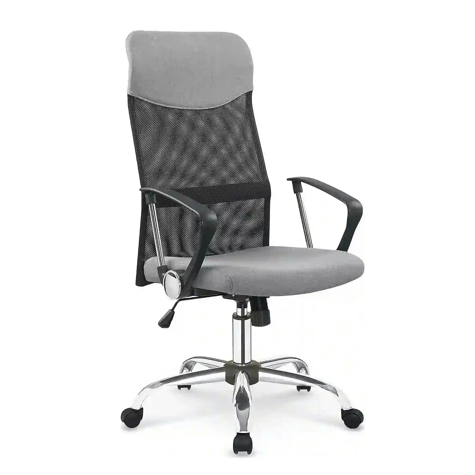 Scaun de birou VIRE II, gri, stofa mesh, 61x63x110/120 cm