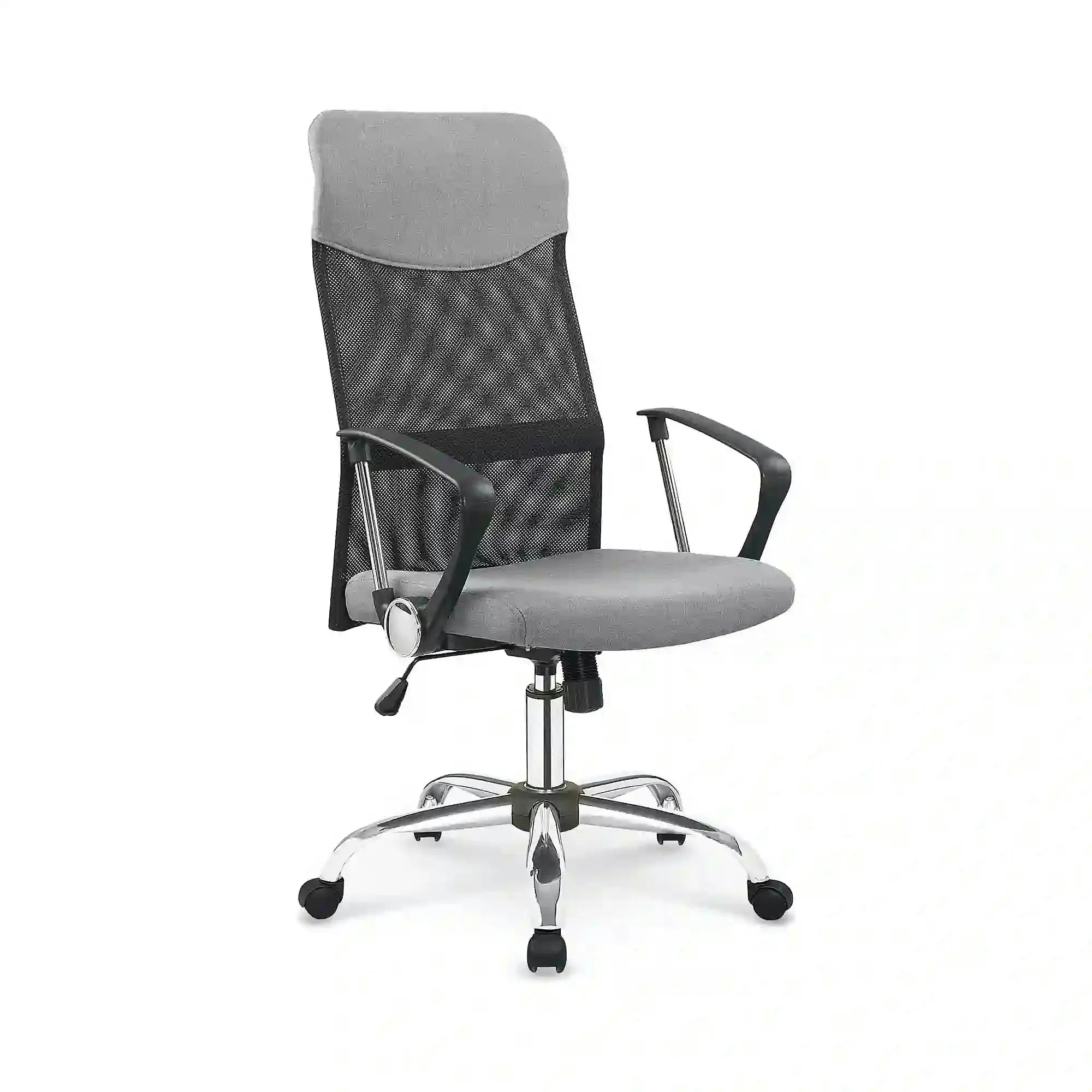 Scaun de birou VIRE II, gri, stofa mesh, 61x63x110/120 cm