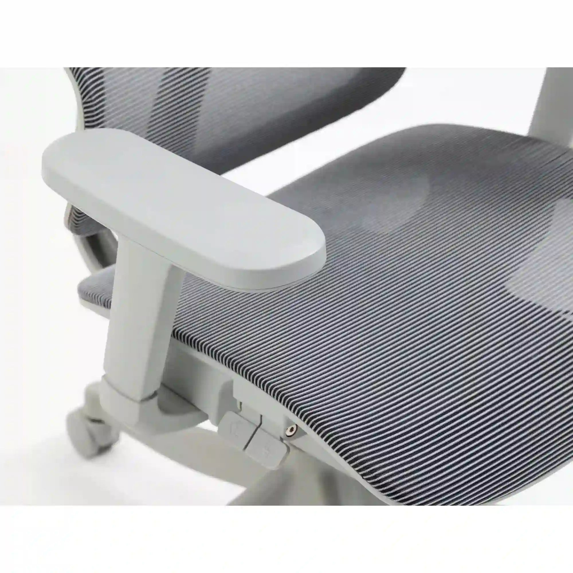 Scaun de birou WINNER, gri, plasa, 64x51x114 cm