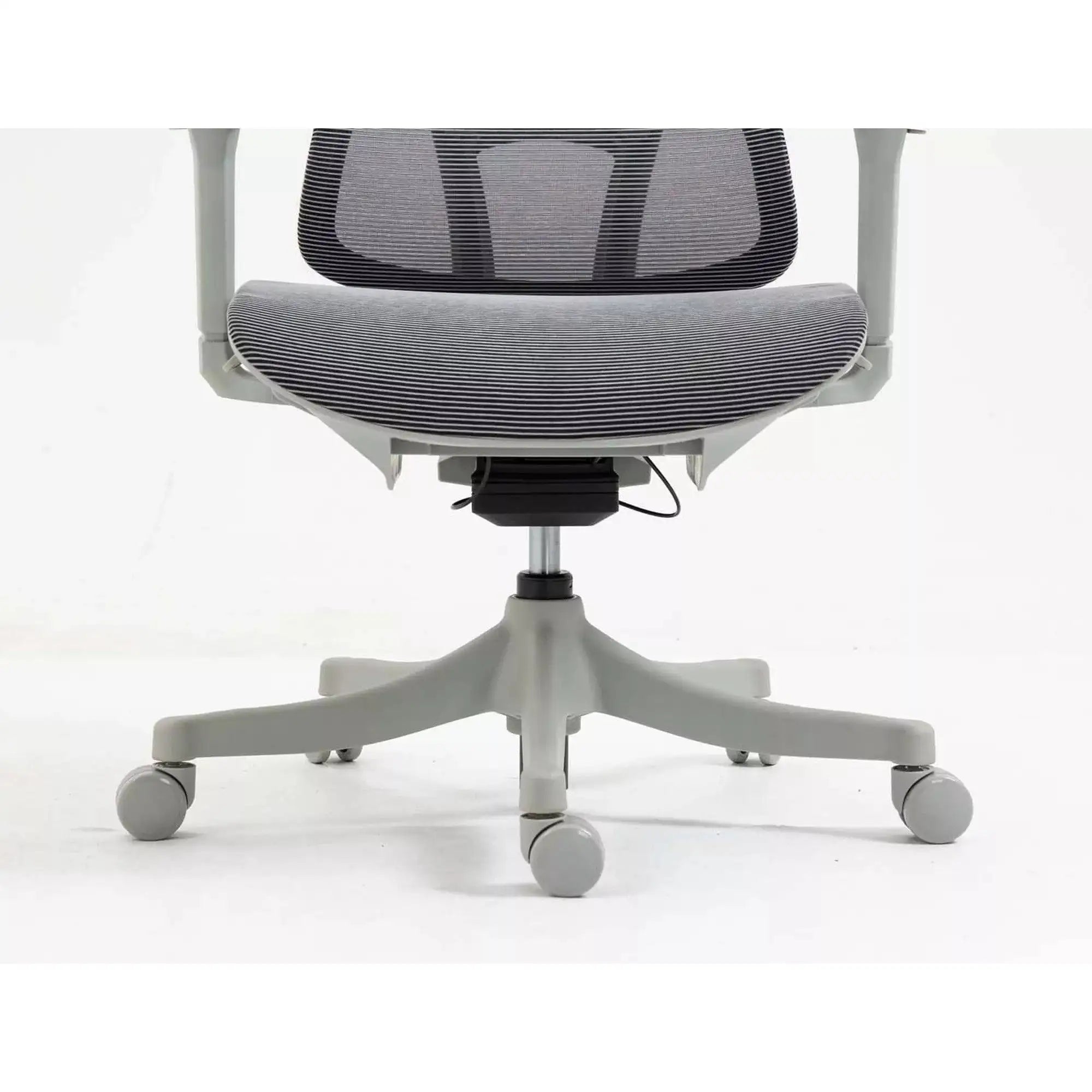 Scaun de birou WINNER, gri, plasa, 64x51x114 cm