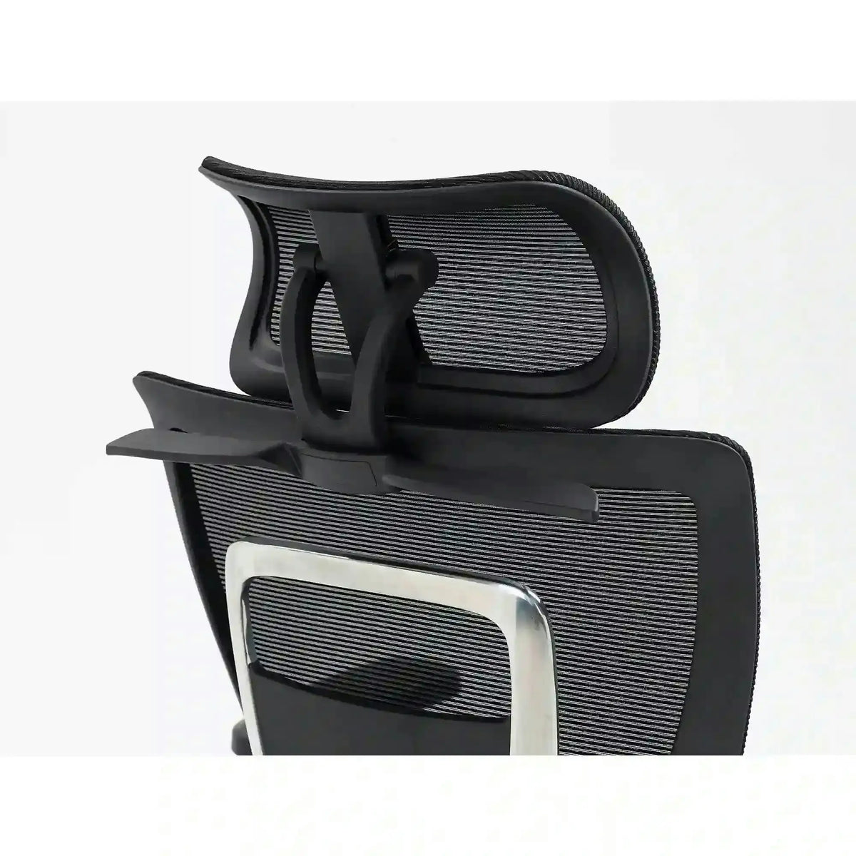 Scaun de birou WINNER LUX, negru/crom, plasa/metal, 64x51x114 cm