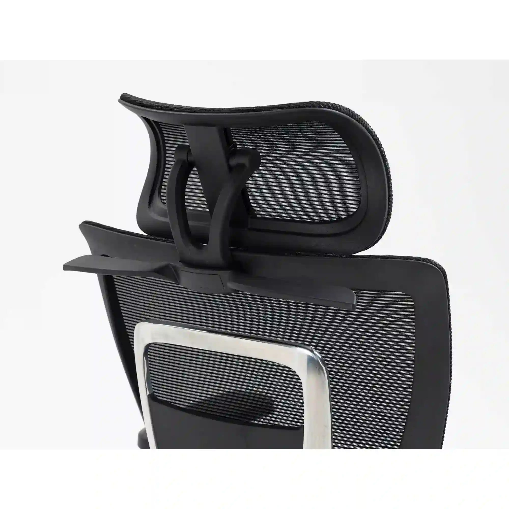 Scaun de birou WINNER LUX, negru/crom, plasa/metal, 64x51x114 cm