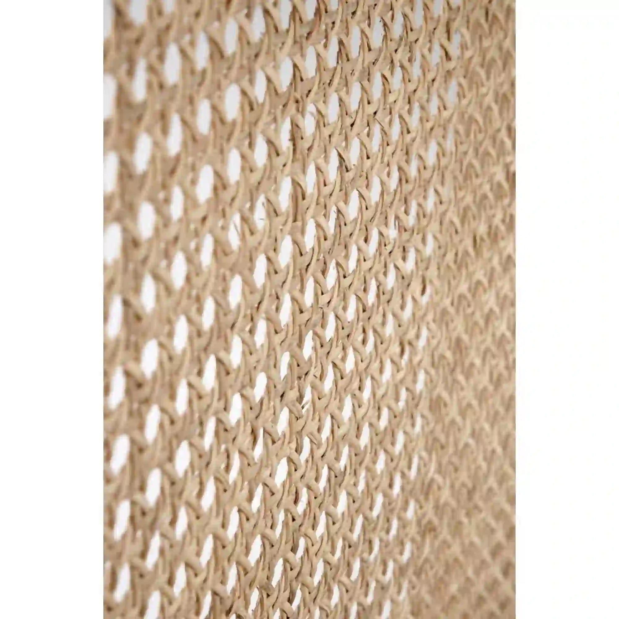 Scaun de gradina FODEN 2, stejar deschis, ratan natural/lemn, 65x82x74 cm