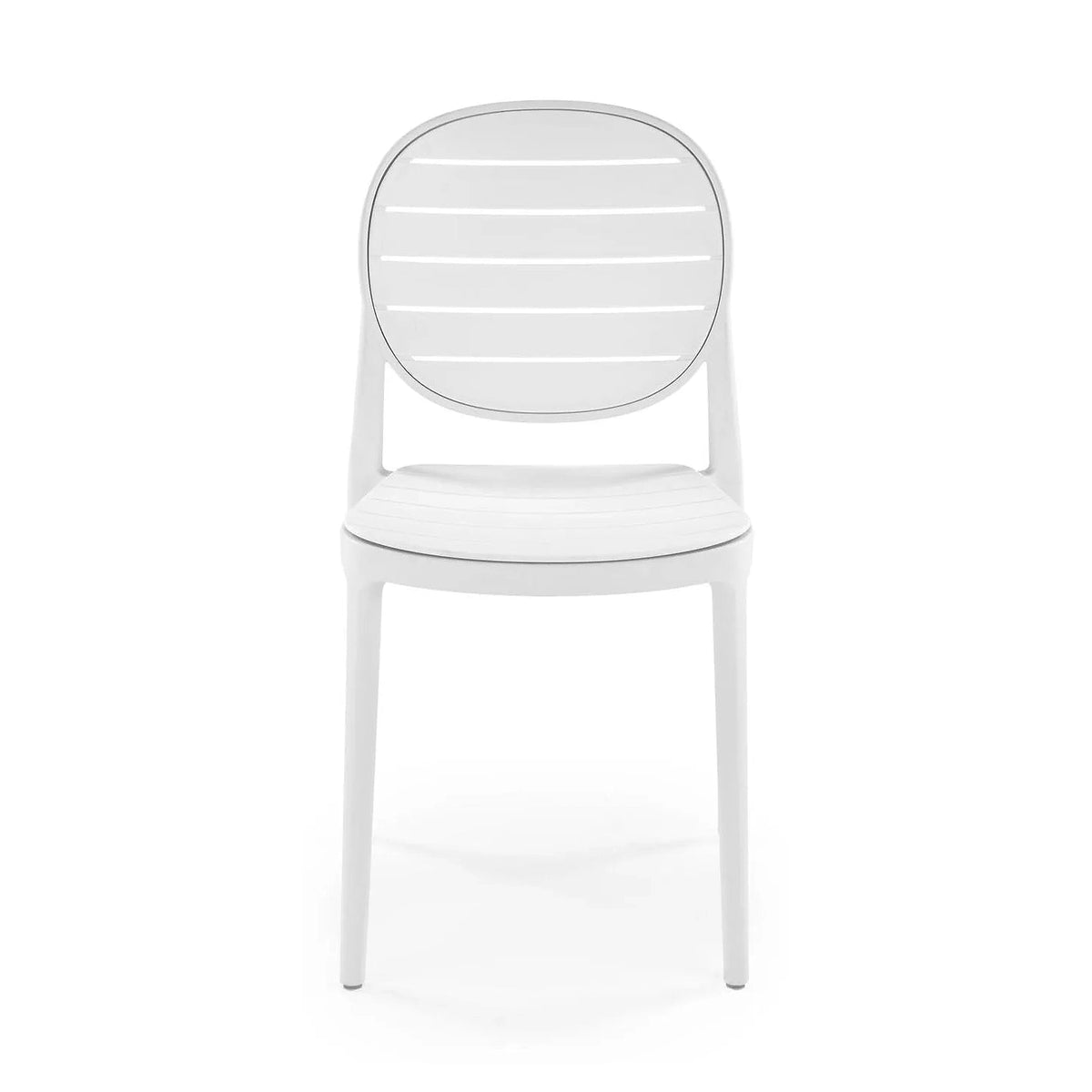 Scaun de gradina K529, alb, polipropilena, 42x51x83 cm