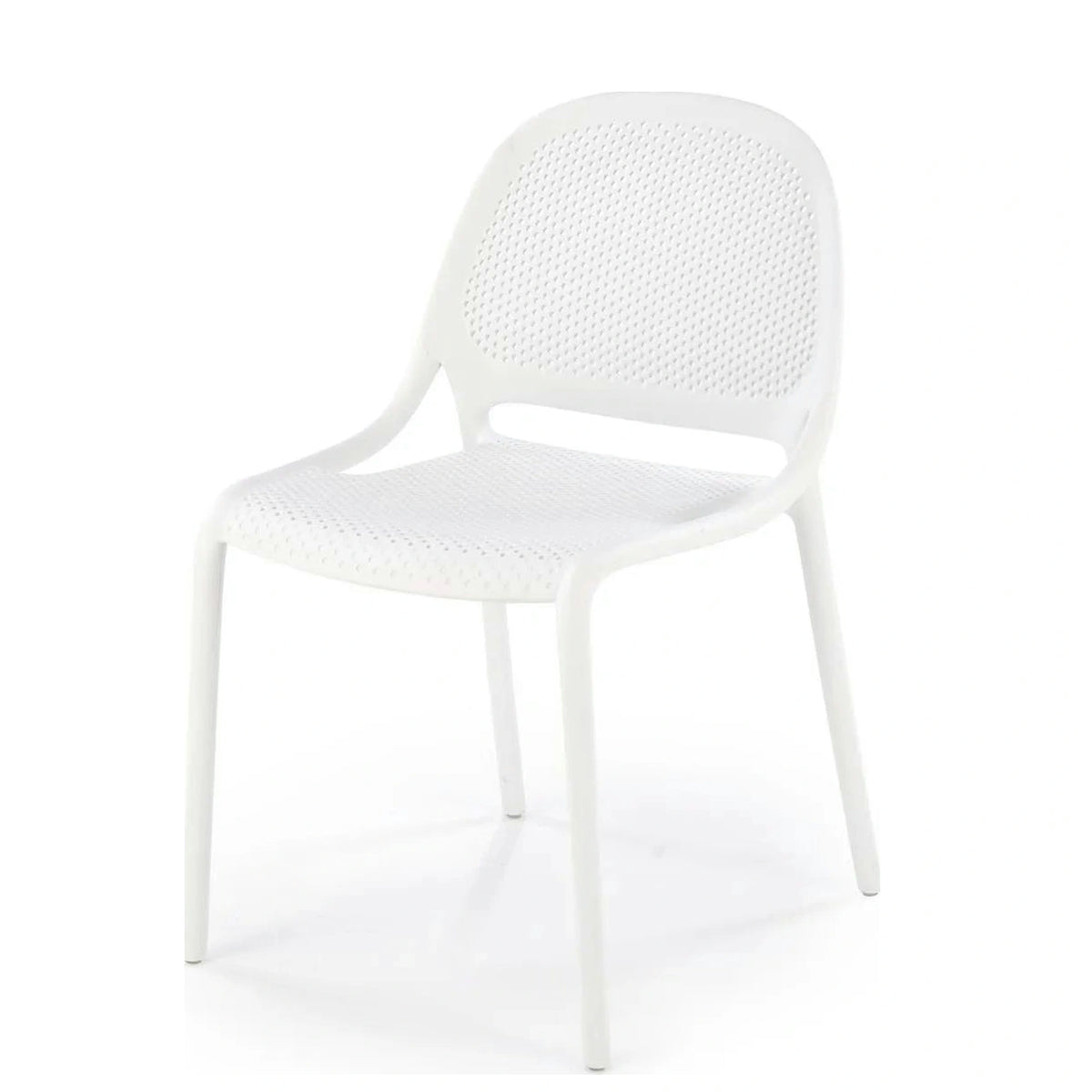 Scaun de gradina K532, alb, polipropilena, 50x56x80 cm