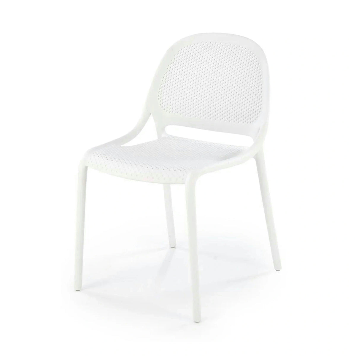 Scaun de gradina K532, alb, polipropilena, 50x56x80 cm
