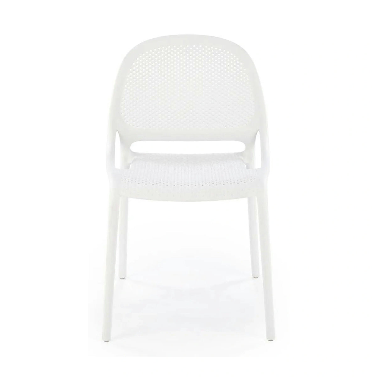 Scaun de gradina K532, alb, polipropilena, 50x56x80 cm