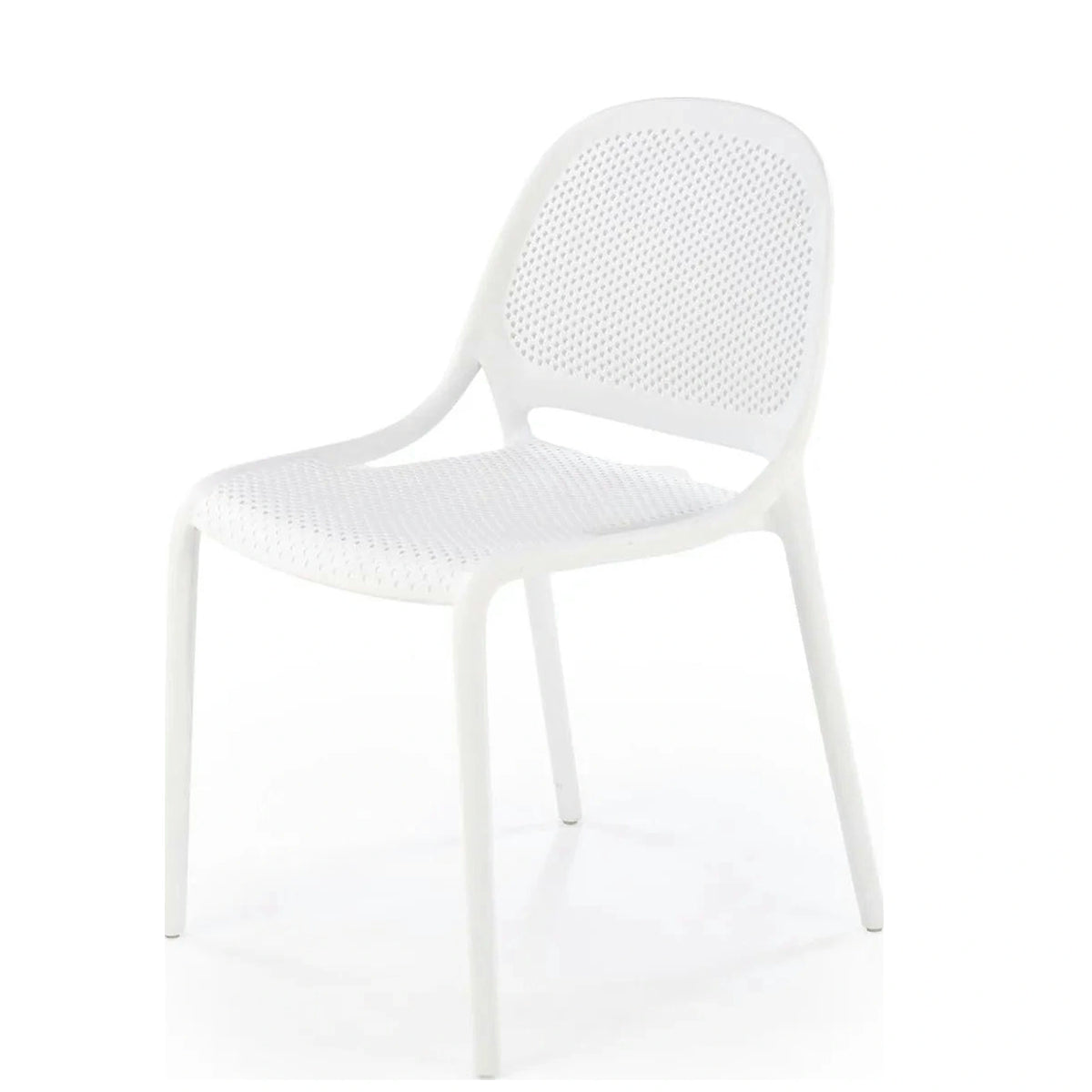 Scaun de gradina K532, alb, polipropilena, 50x56x80 cm