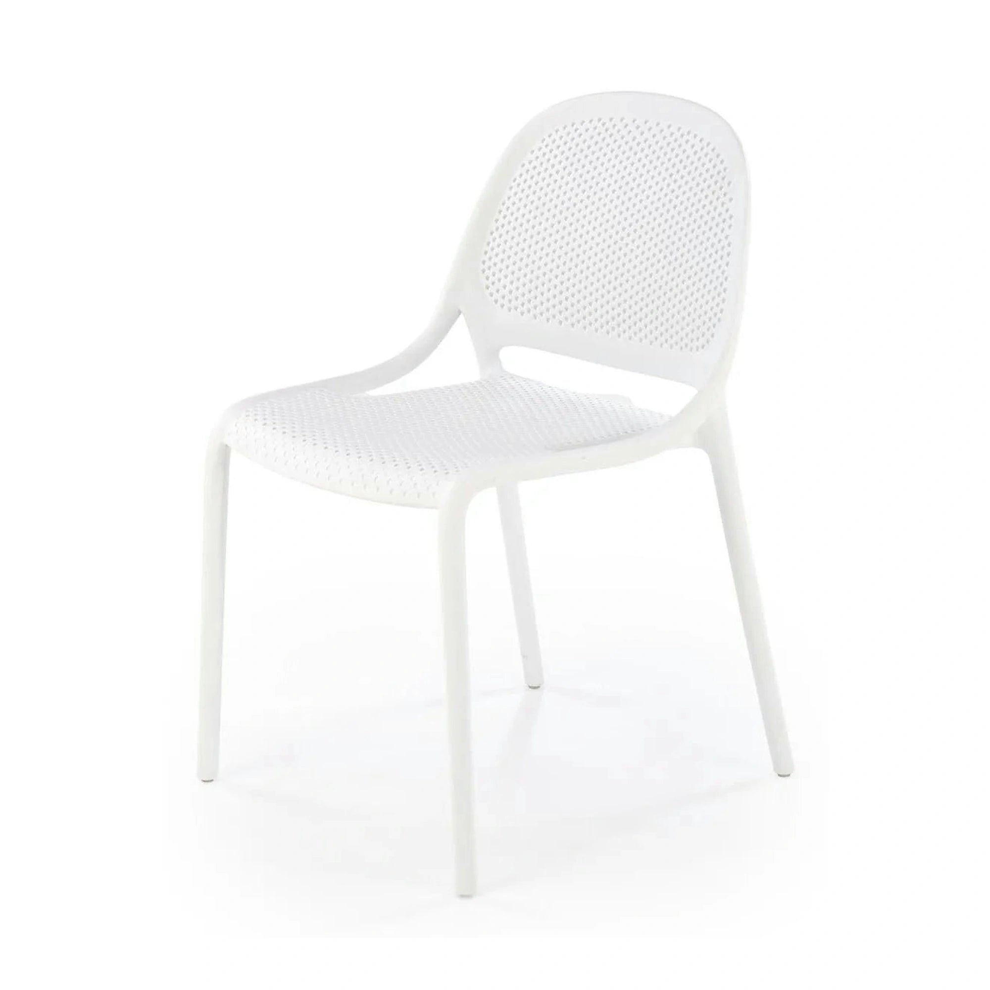 Scaun de gradina K532, alb, polipropilena, 50x56x80 cm