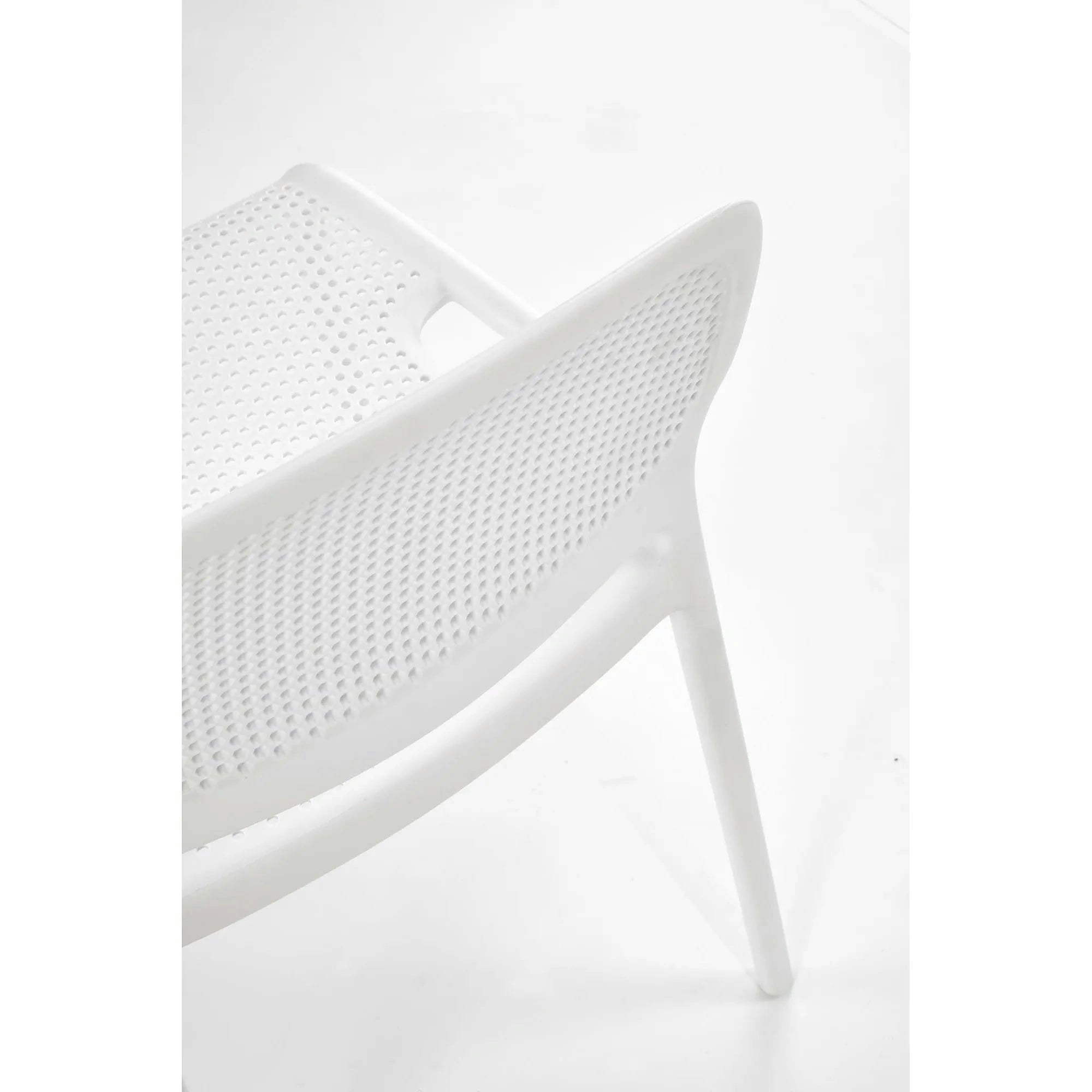 Scaun de gradina K532, alb, polipropilena, 50x56x80 cm