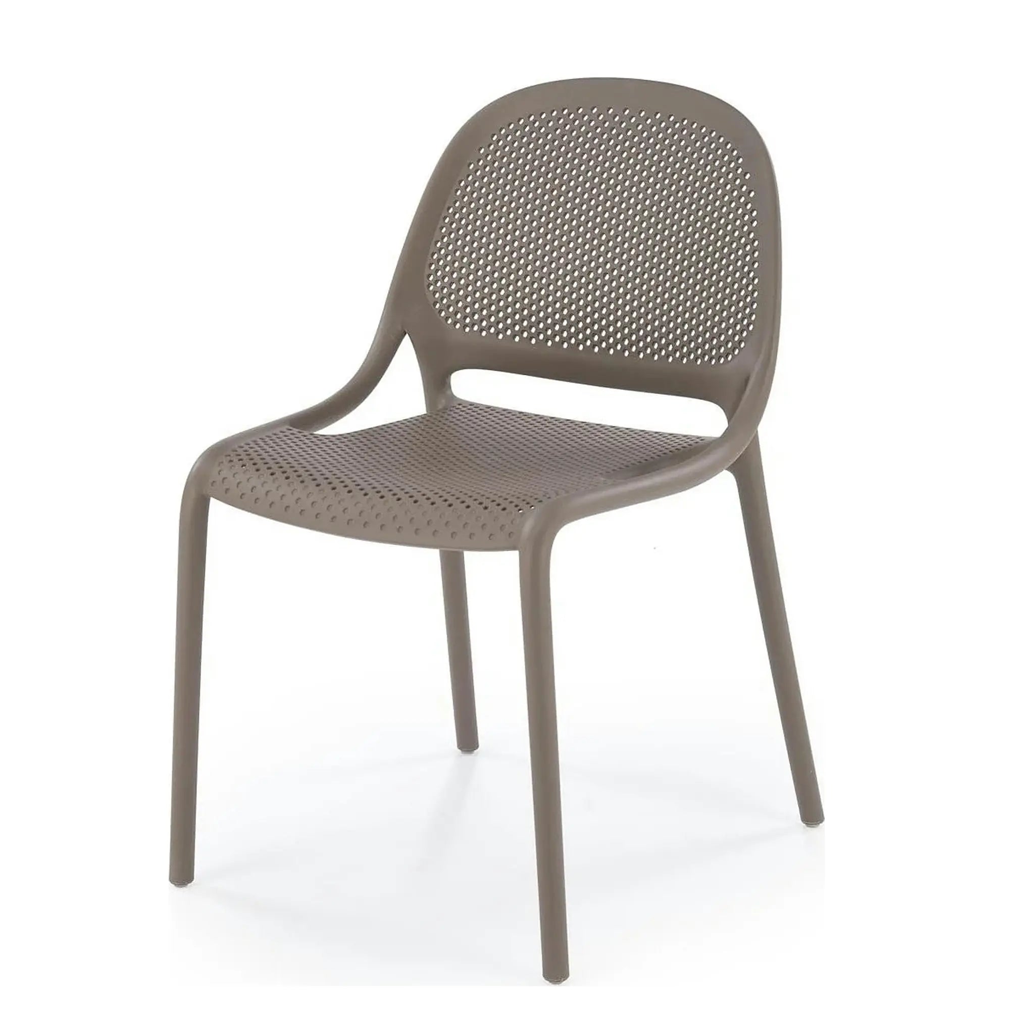 Scaun de gradina K532, grej, polipropilena, 50x56x80 cm