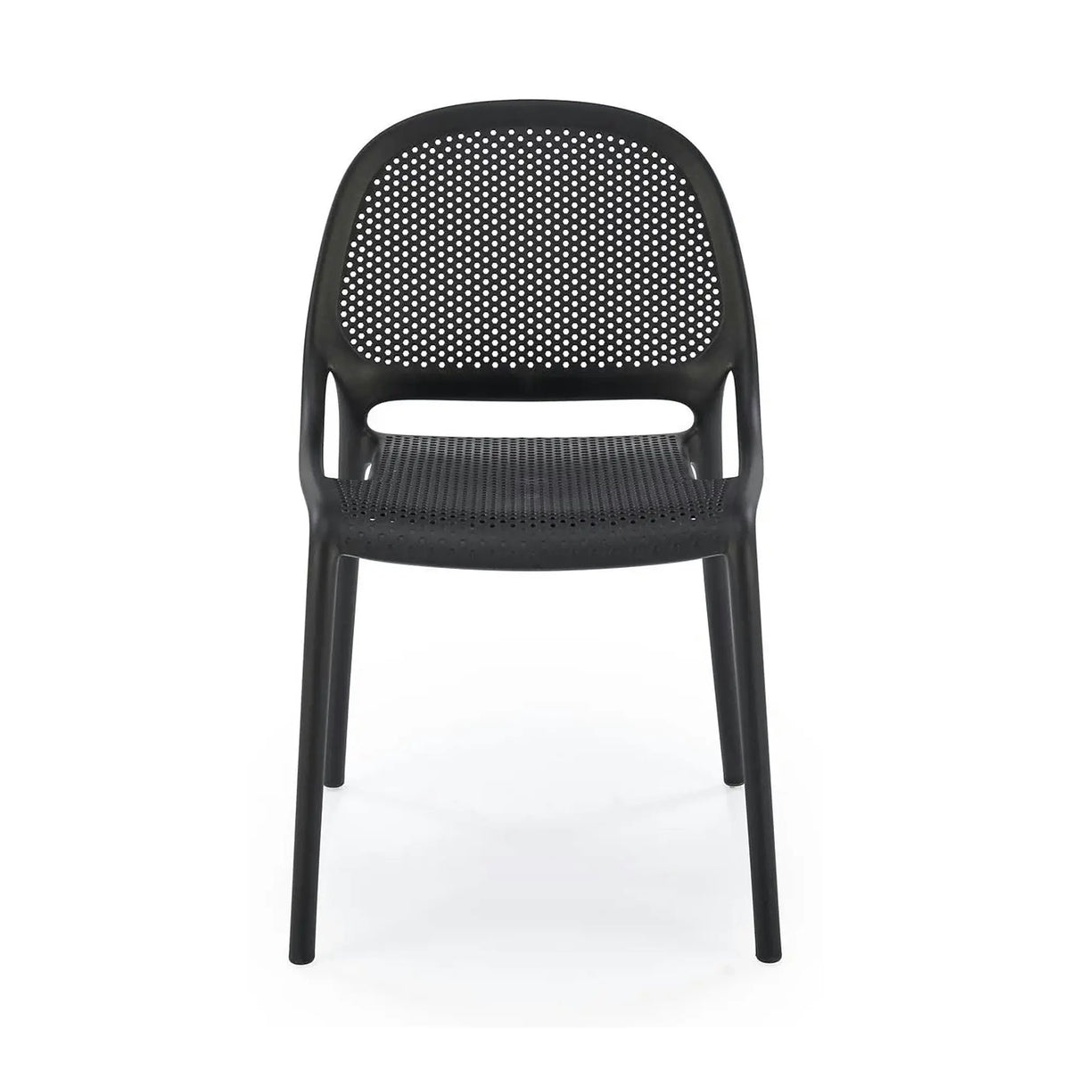 Scaun de gradina K532, negru, polipropilena, 50x56x80 cm