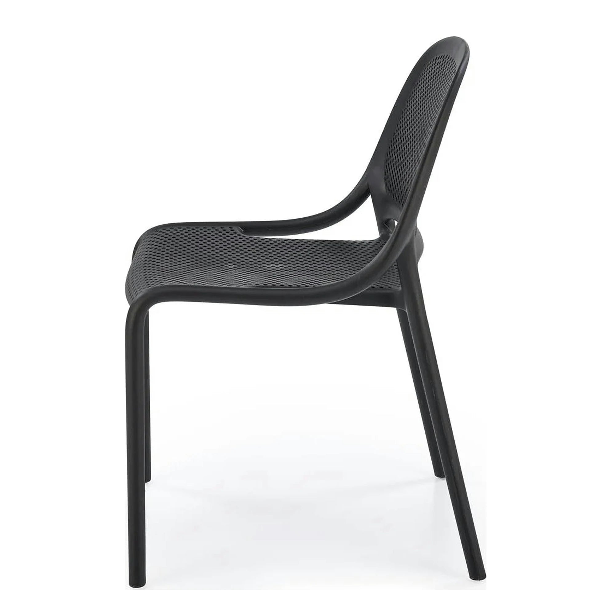 Scaun de gradina K532, negru, polipropilena, 50x56x80 cm