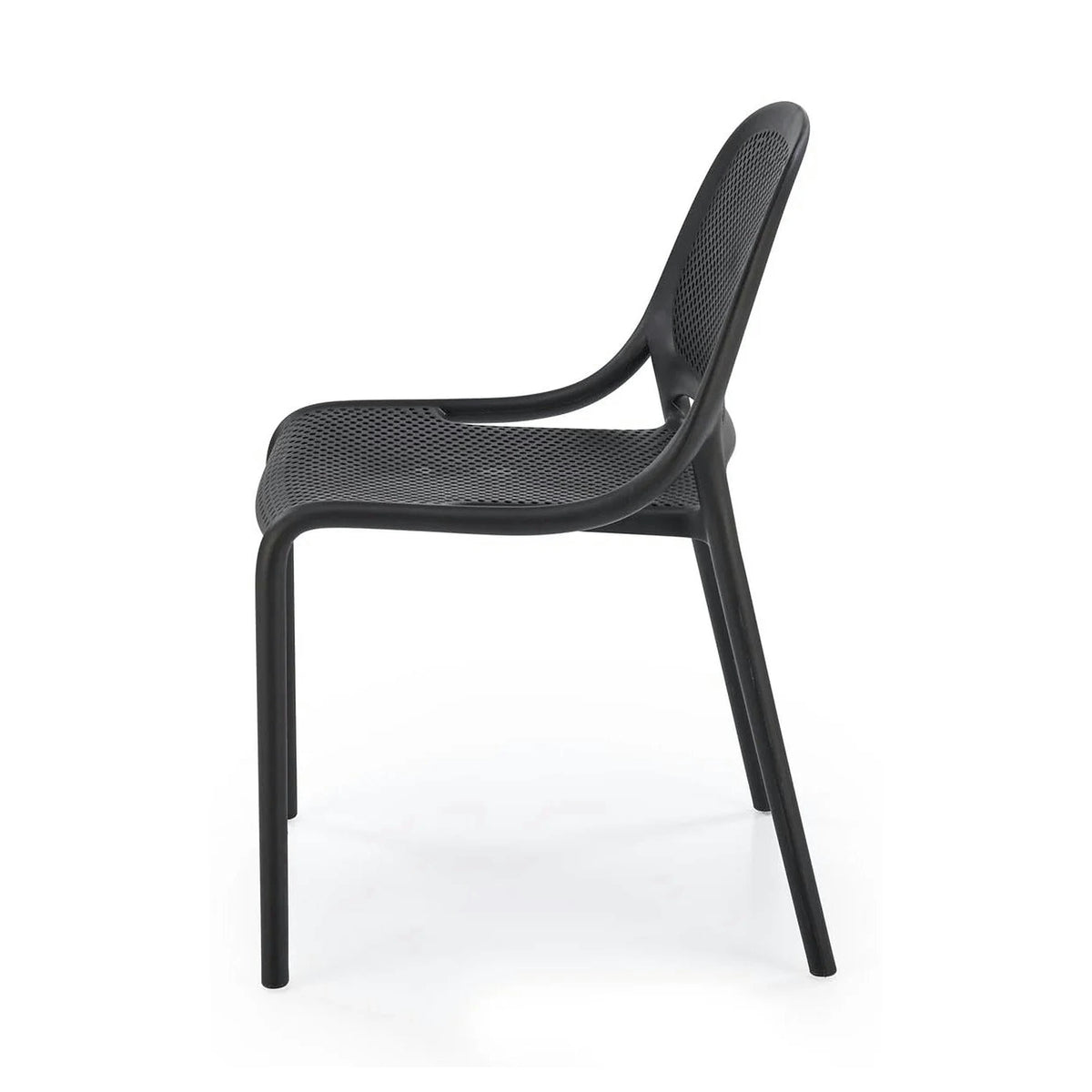 Scaun de gradina K532, negru, polipropilena, 50x56x80 cm
