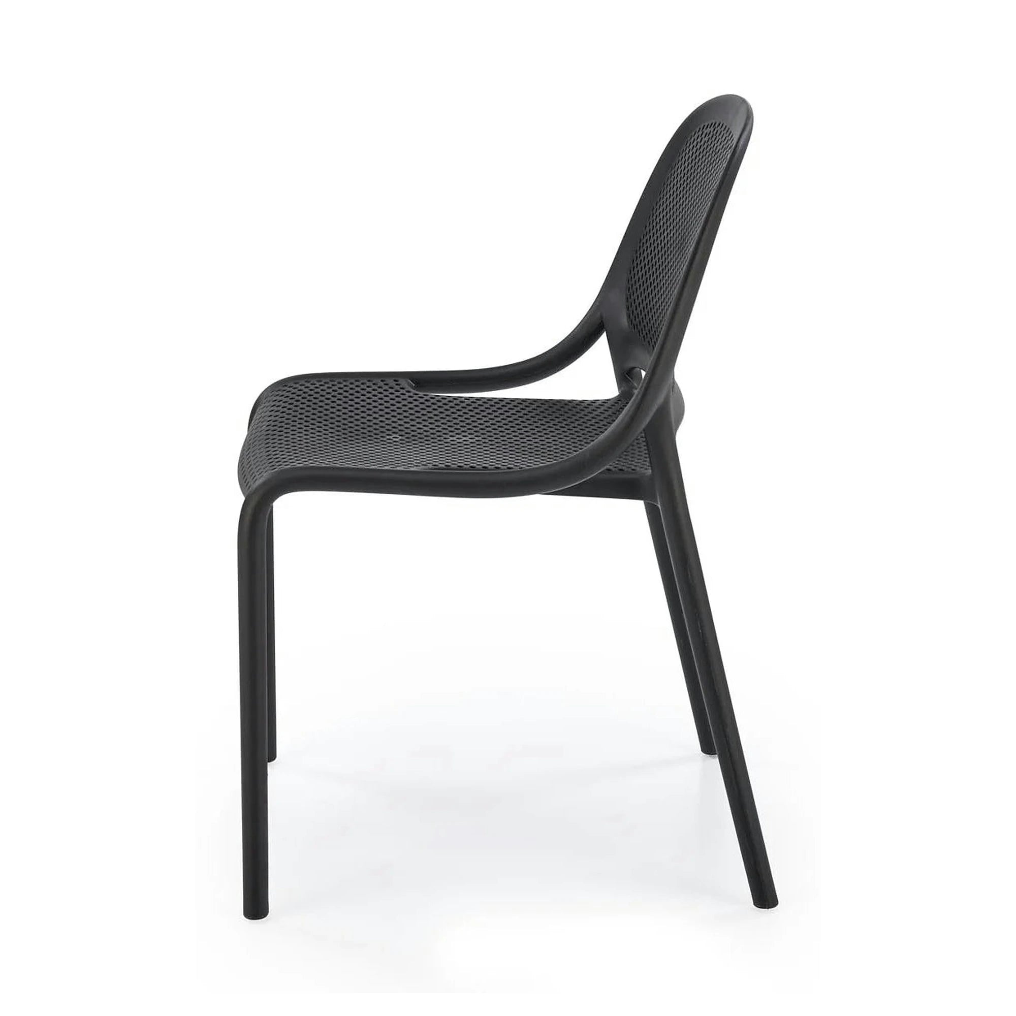 Scaun de gradina K532, negru, polipropilena, 50x56x80 cm