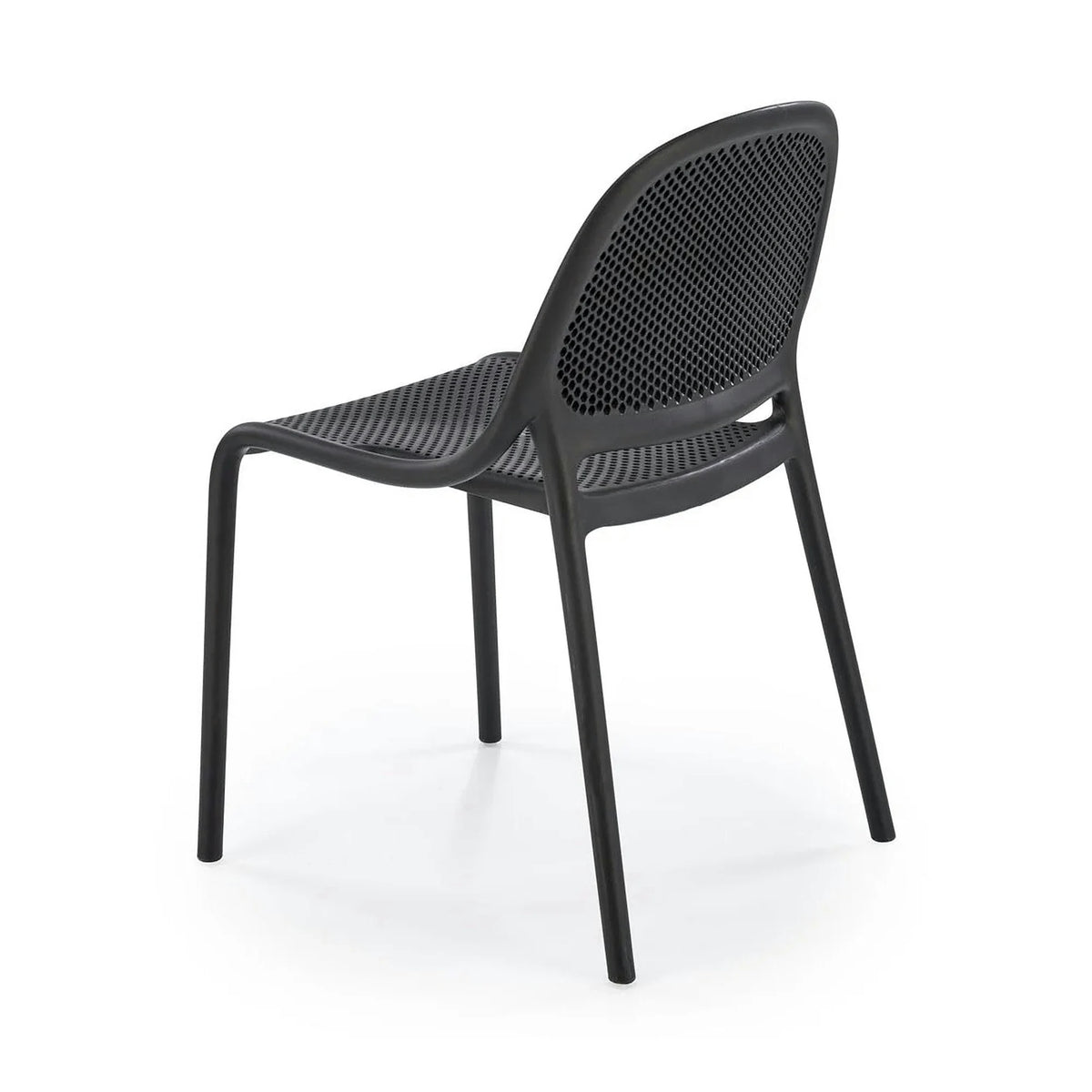 Scaun de gradina K532, negru, polipropilena, 50x56x80 cm