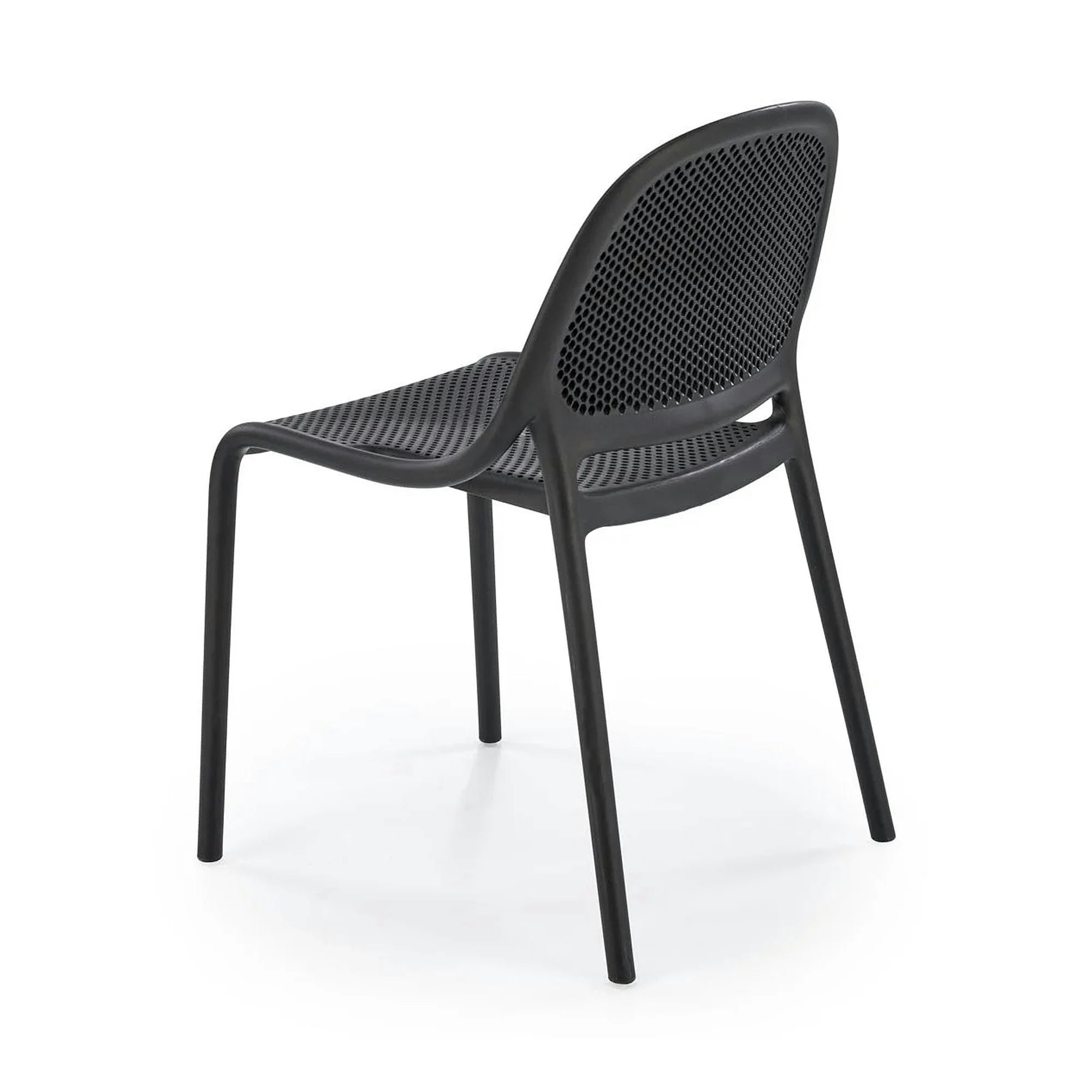 Scaun de gradina K532, negru, polipropilena, 50x56x80 cm
