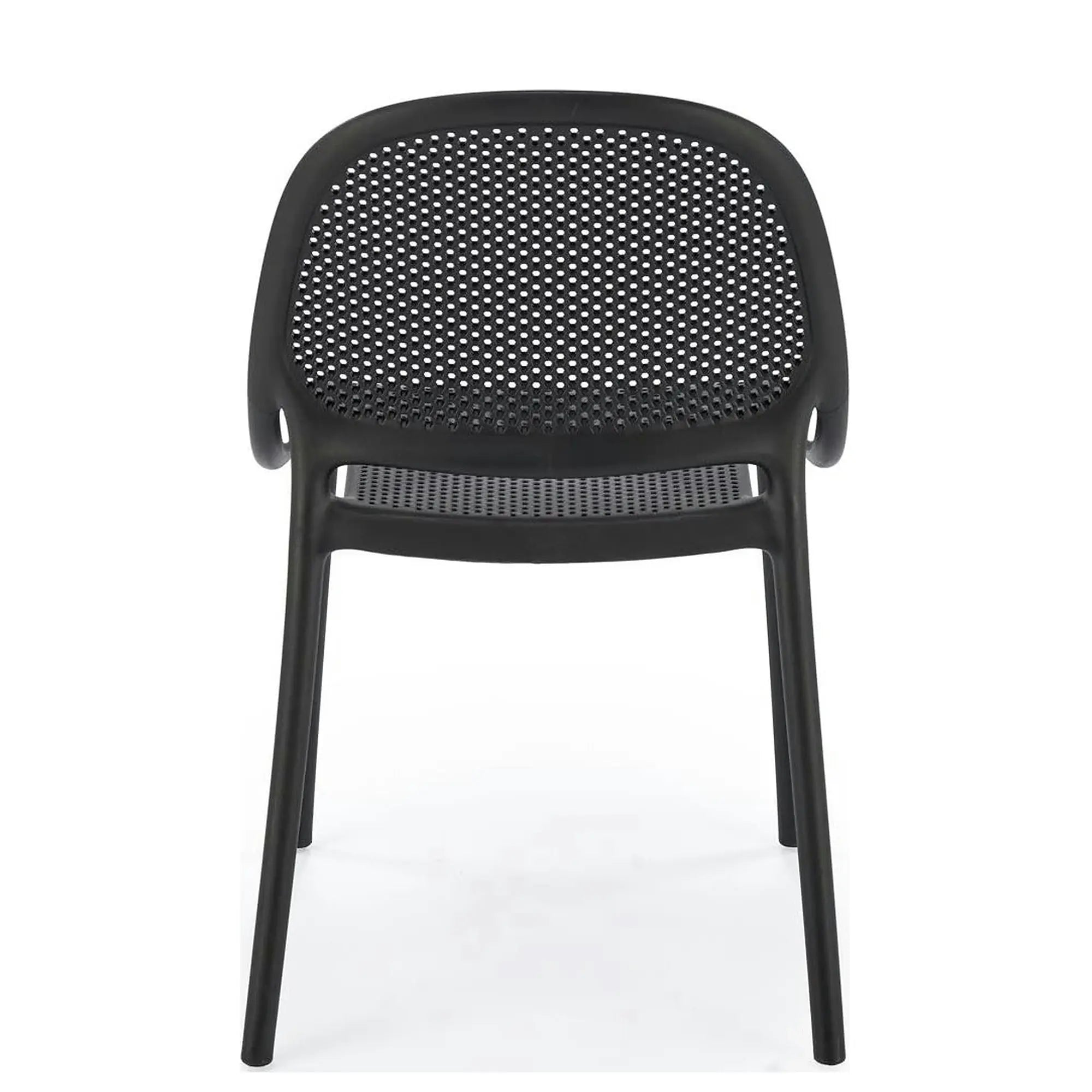 Scaun de gradina K532, negru, polipropilena, 50x56x80 cm