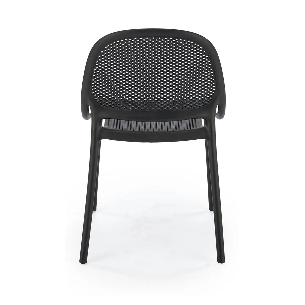 Scaun de gradina K532, negru, polipropilena, 50x56x80 cm