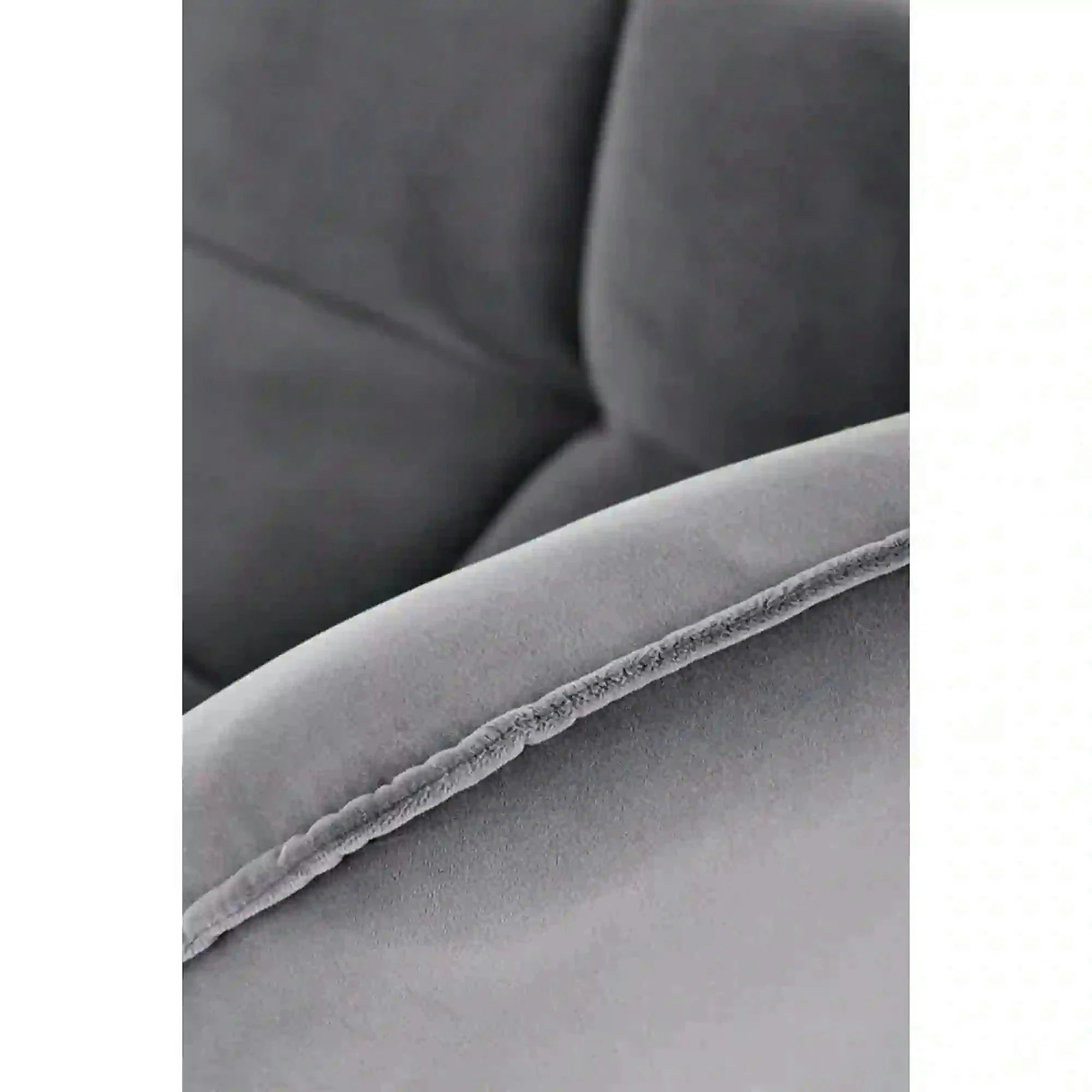 Scaun de relaxare modern BELTON, gri/negru, stofa catifelata/otel, 74x73x78 cm