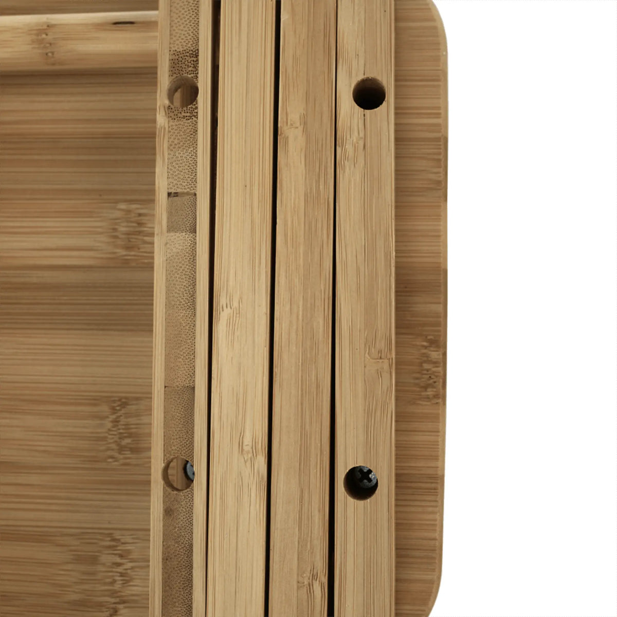 Scaun DENICE, stejar, bambus lacuit, 33x25x33 cm