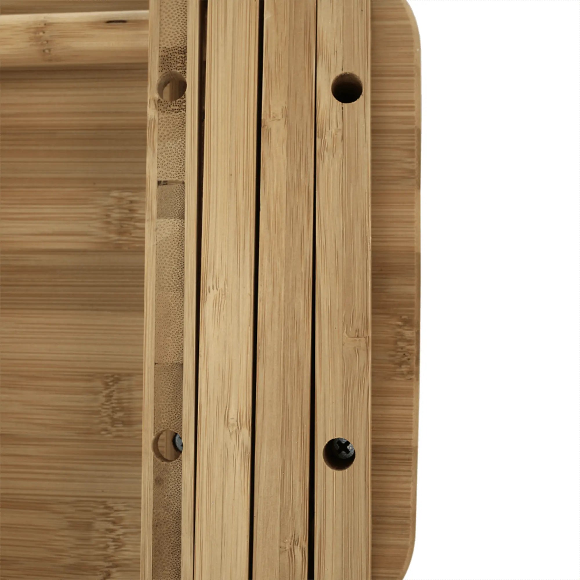 Scaun DENICE, stejar, bambus lacuit, 33x25x33 cm