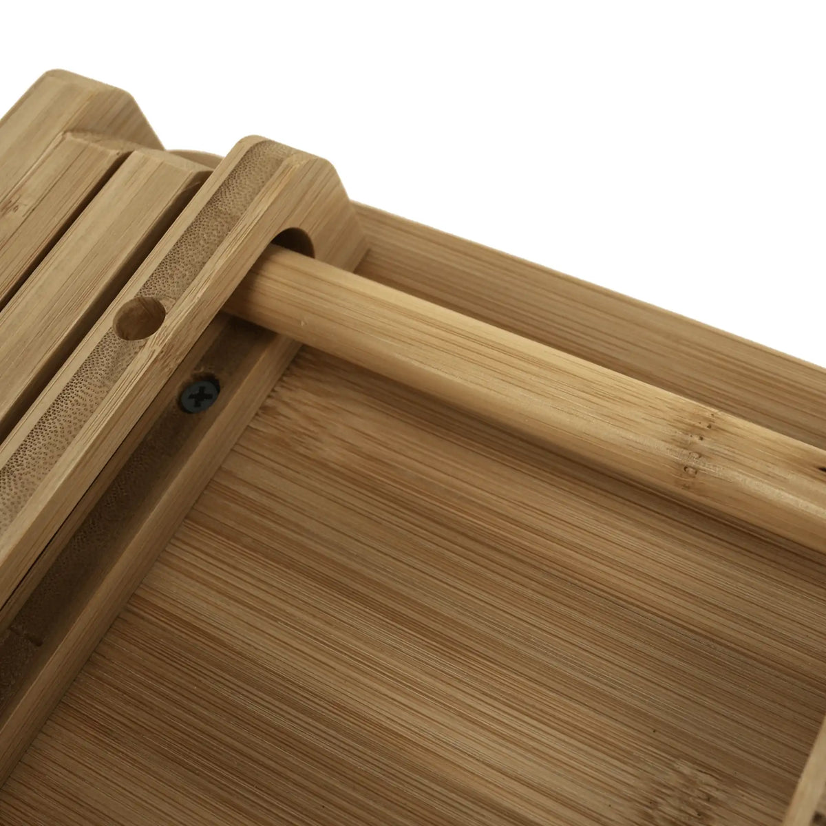 Scaun DENICE, stejar, bambus lacuit, 33x25x33 cm