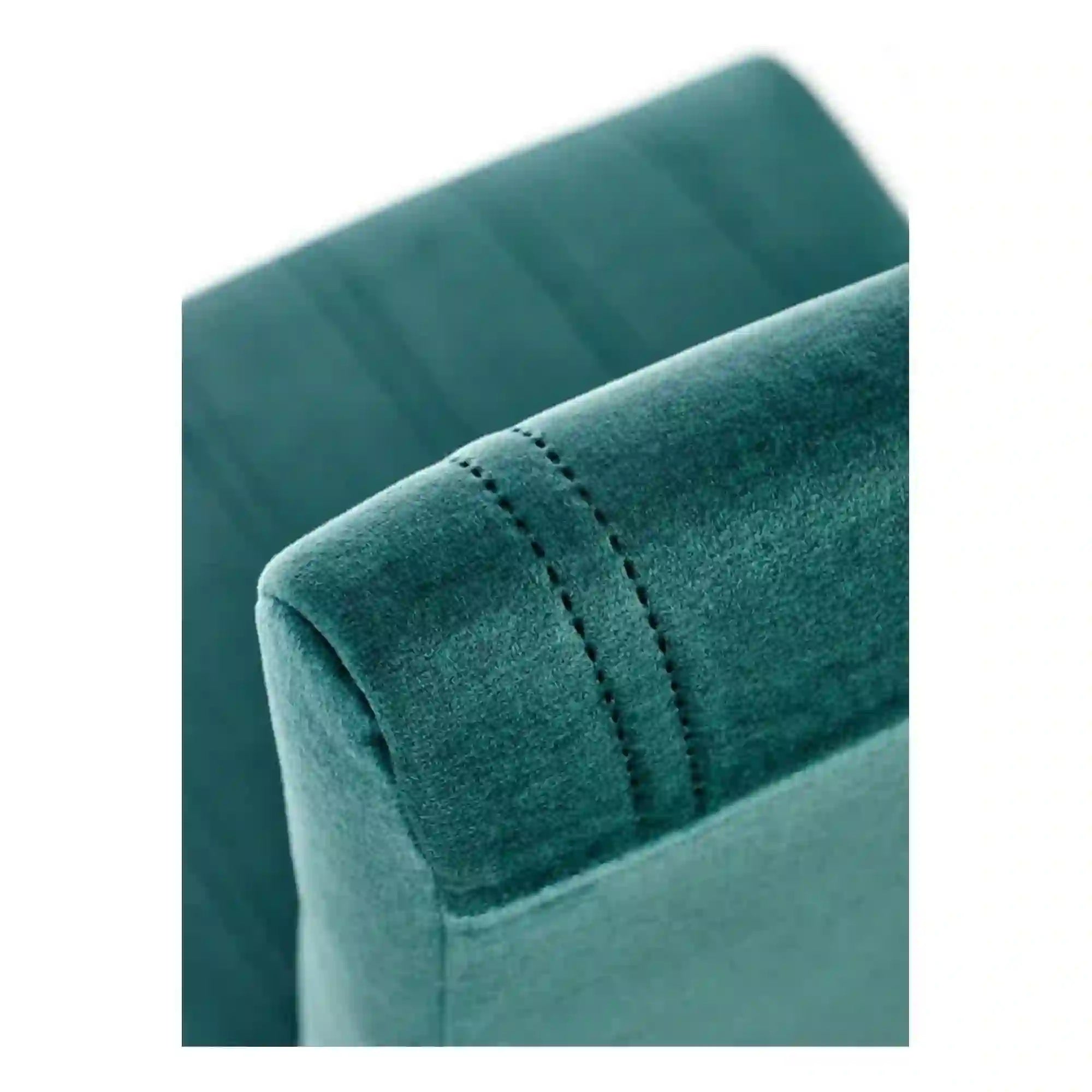 Scaun DIEGO 3, verde/stejar miere, stofa catifelata/lemn de fag, 47x59x99 cm