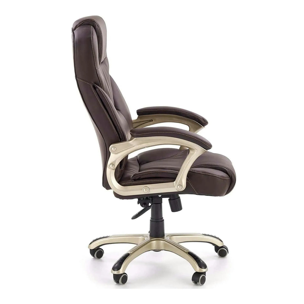 Scaun directorial DESMOND, negru, piele ecologica, 67x70x112/119 cm