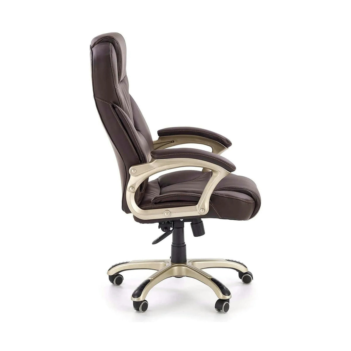 Scaun directorial DESMOND, negru, piele ecologica, 67x70x112/119 cm