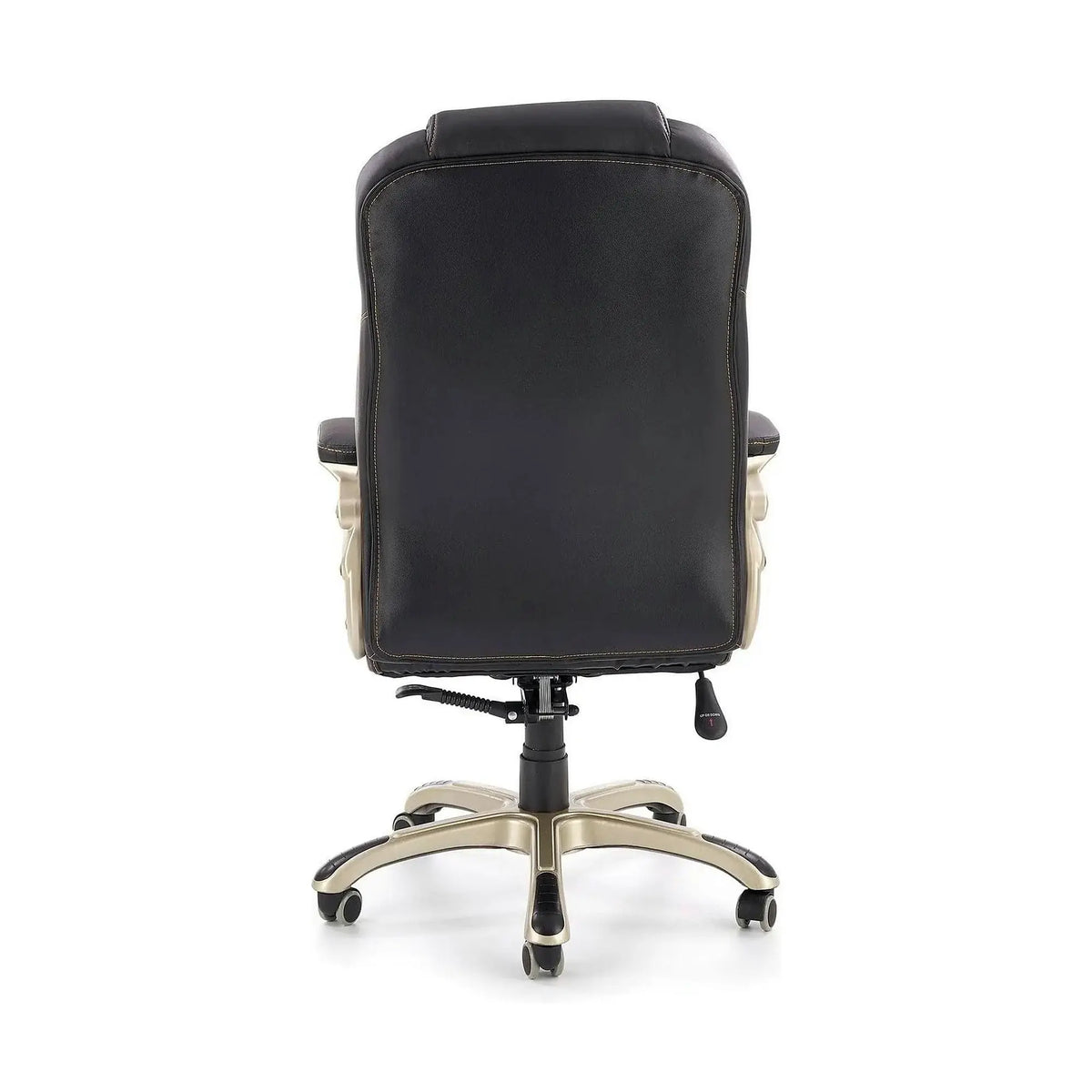 Scaun directorial DESMOND, negru, piele ecologica, 67x70x112/119 cm