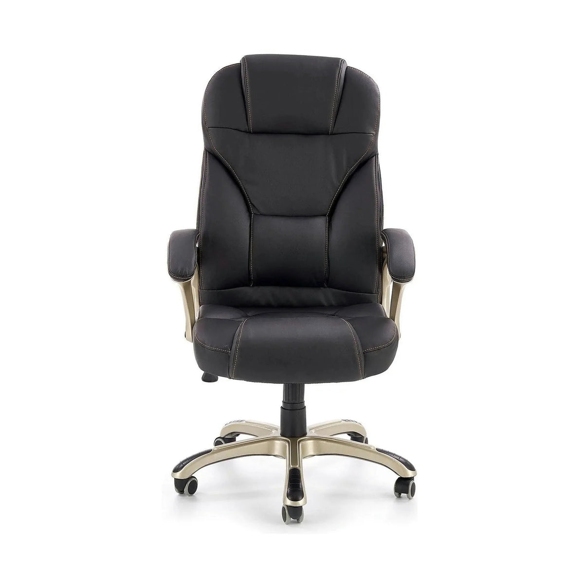 Scaun directorial DESMOND, negru, piele ecologica, 67x70x112/119 cm