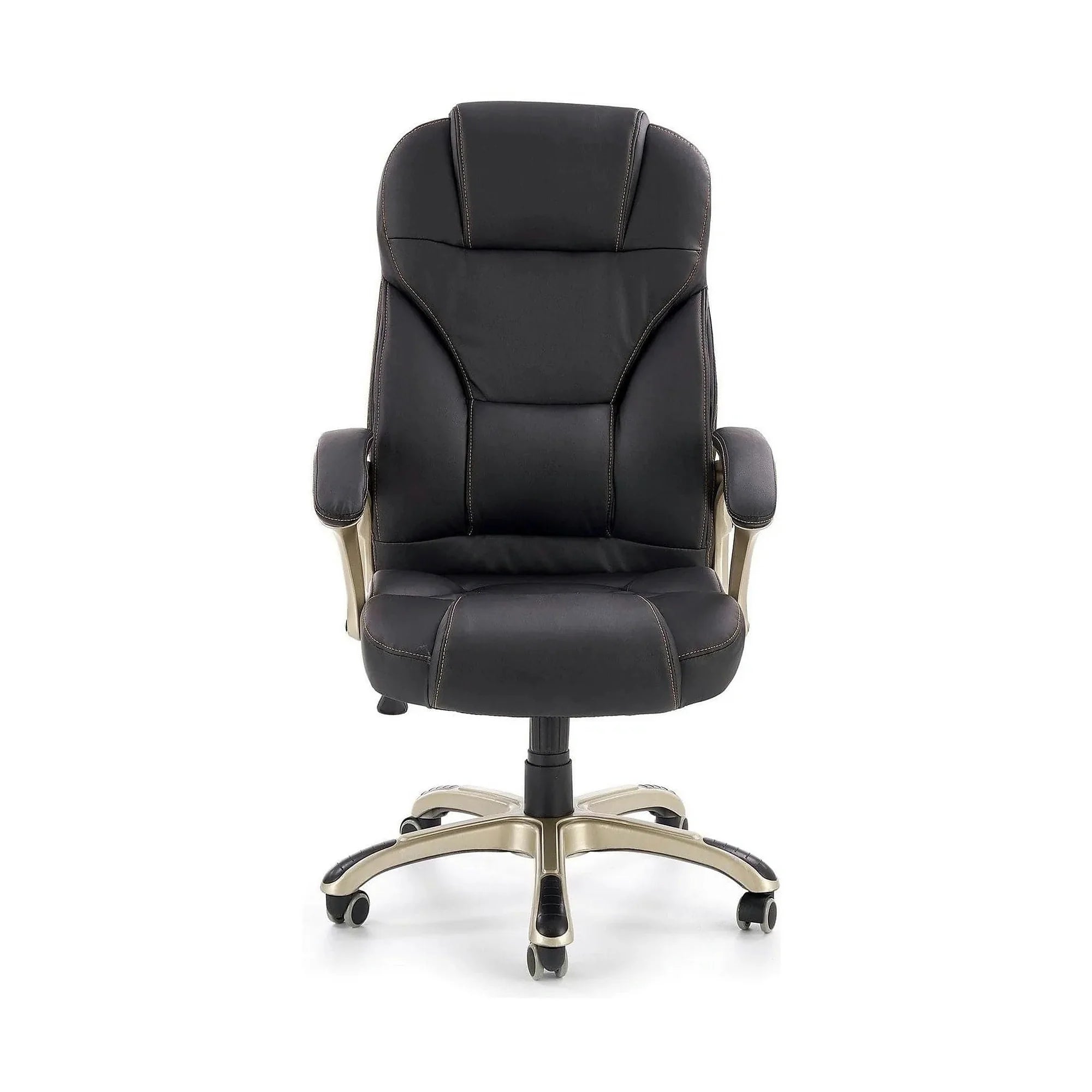 Scaun directorial DESMOND, negru, piele ecologica, 67x70x112/119 cm