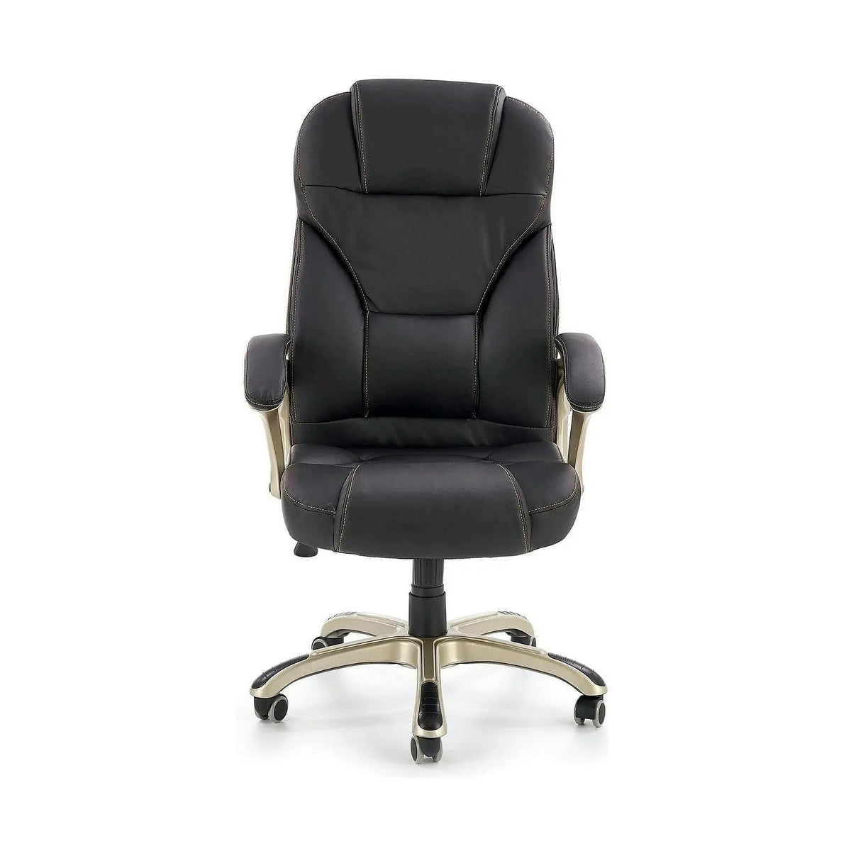 Scaun directorial DESMOND, negru, piele ecologica, 67x70x112/119 cm
