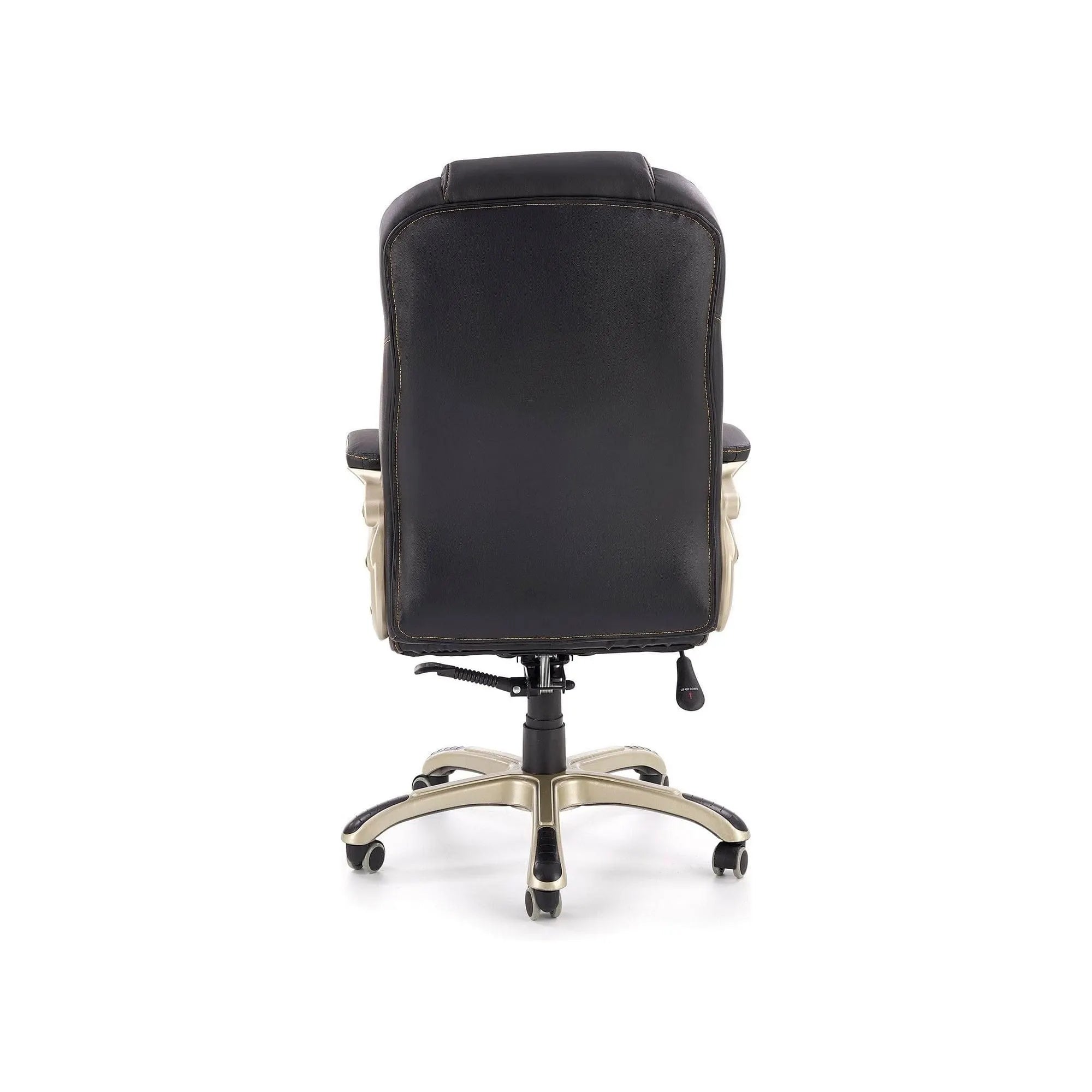 Scaun directorial DESMOND, negru, piele ecologica, 67x70x112/119 cm