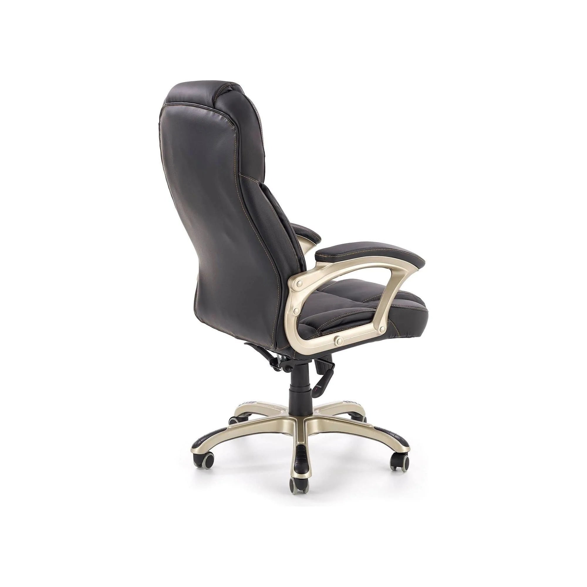 Scaun directorial DESMOND, negru, piele ecologica, 67x70x112/119 cm