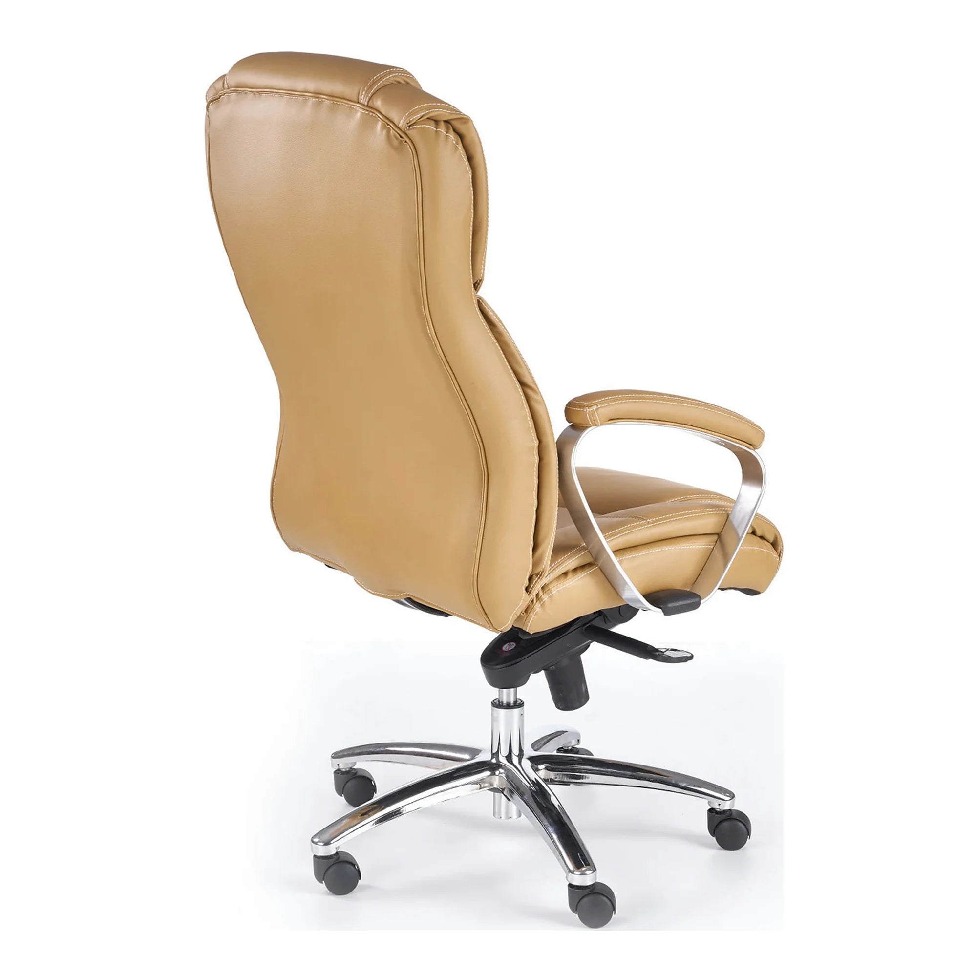 Scaun directorial FOSTER, maro, piele ecologica/PVC, 69x74x117/124 cm
