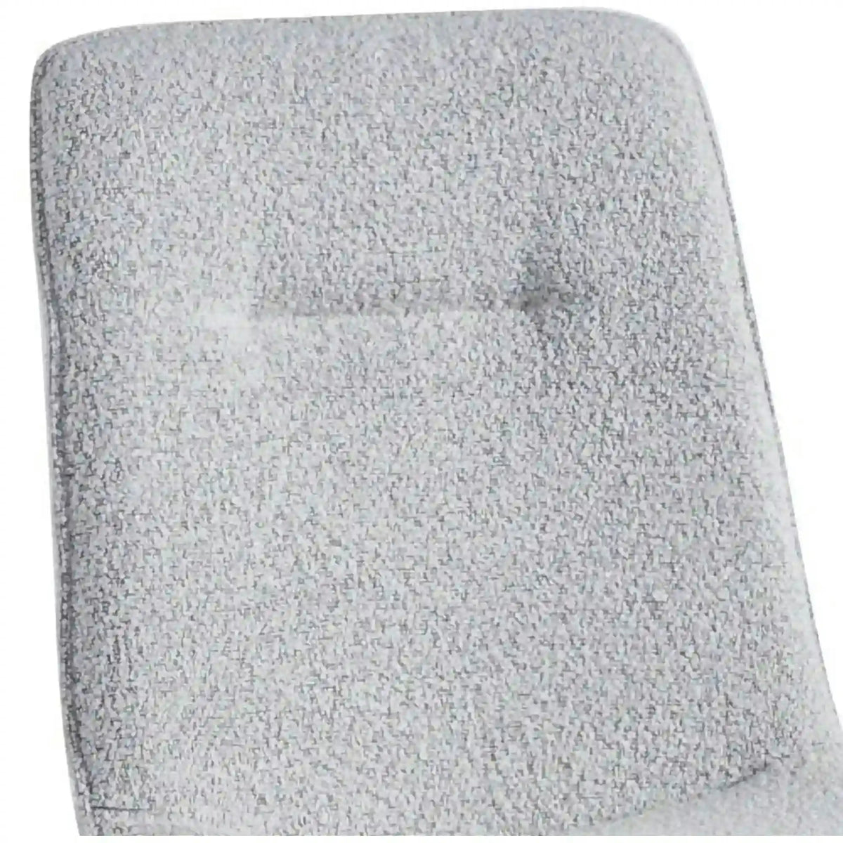 Scaun DOT, gri deschis/negru, stofa buclata/metal, 45x57x89 cm