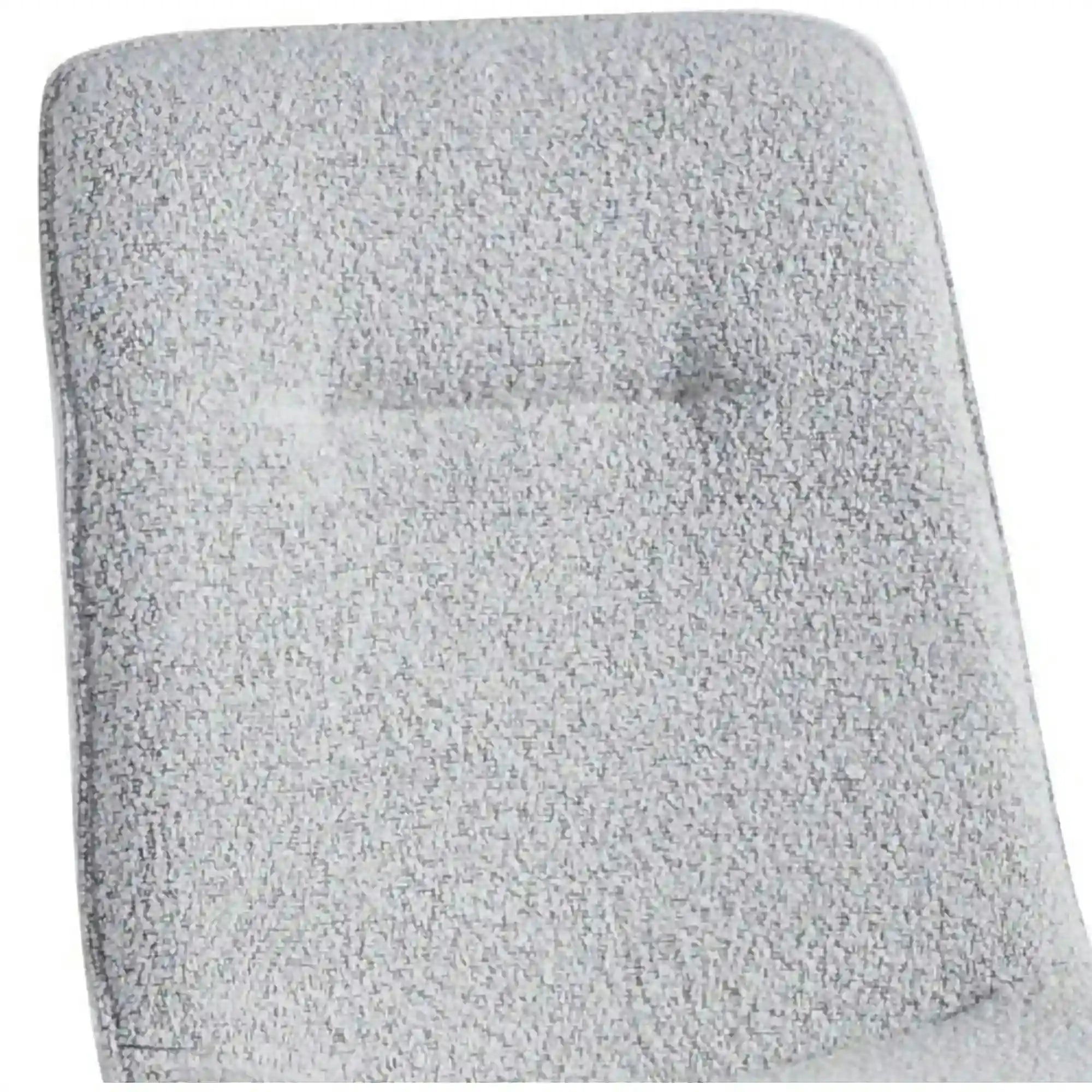 Scaun DOT, gri deschis/negru, stofa buclata/metal, 45x57x89 cm